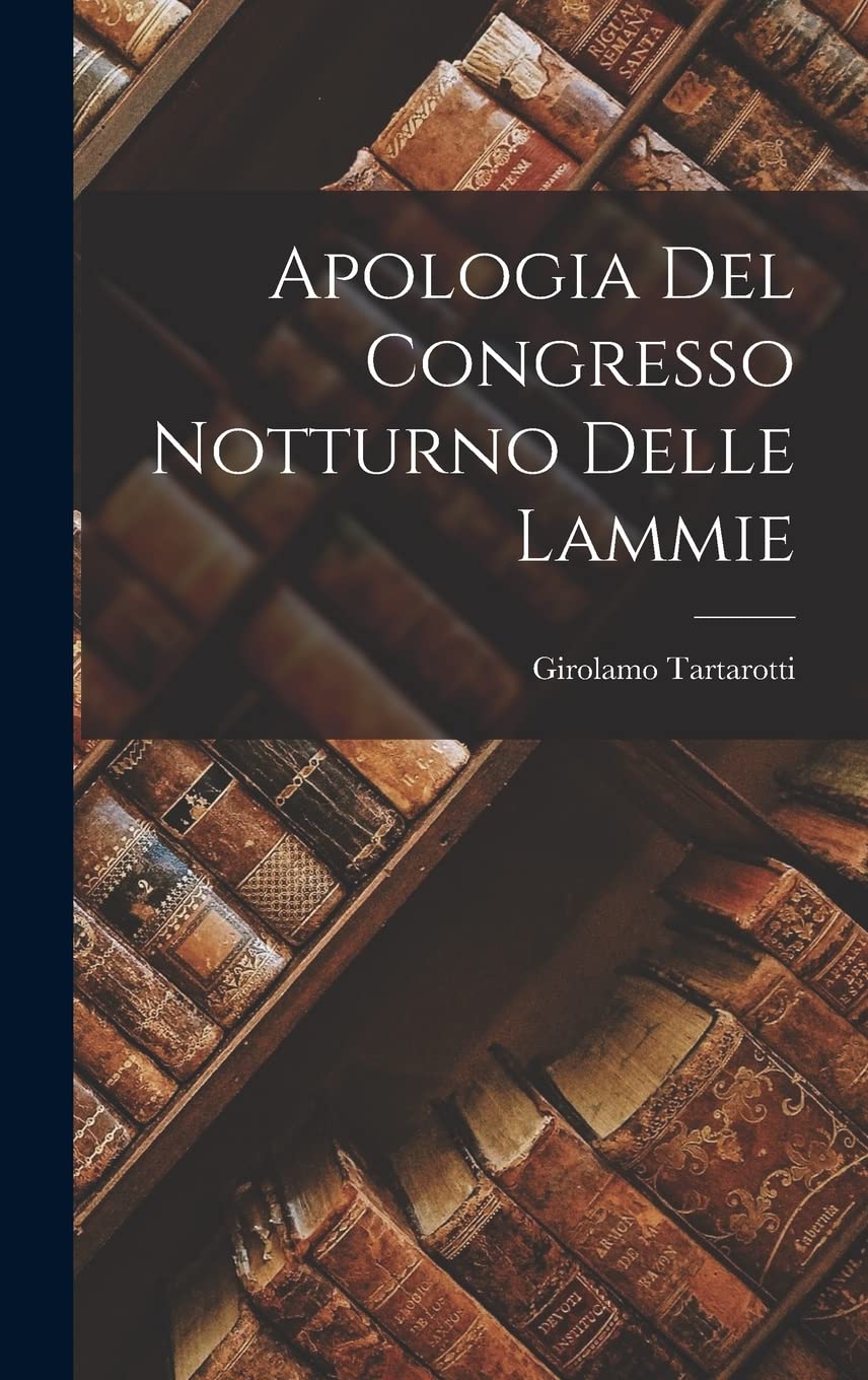 Apologia Del Congresso Notturno Delle Lammie Contemporary literature
