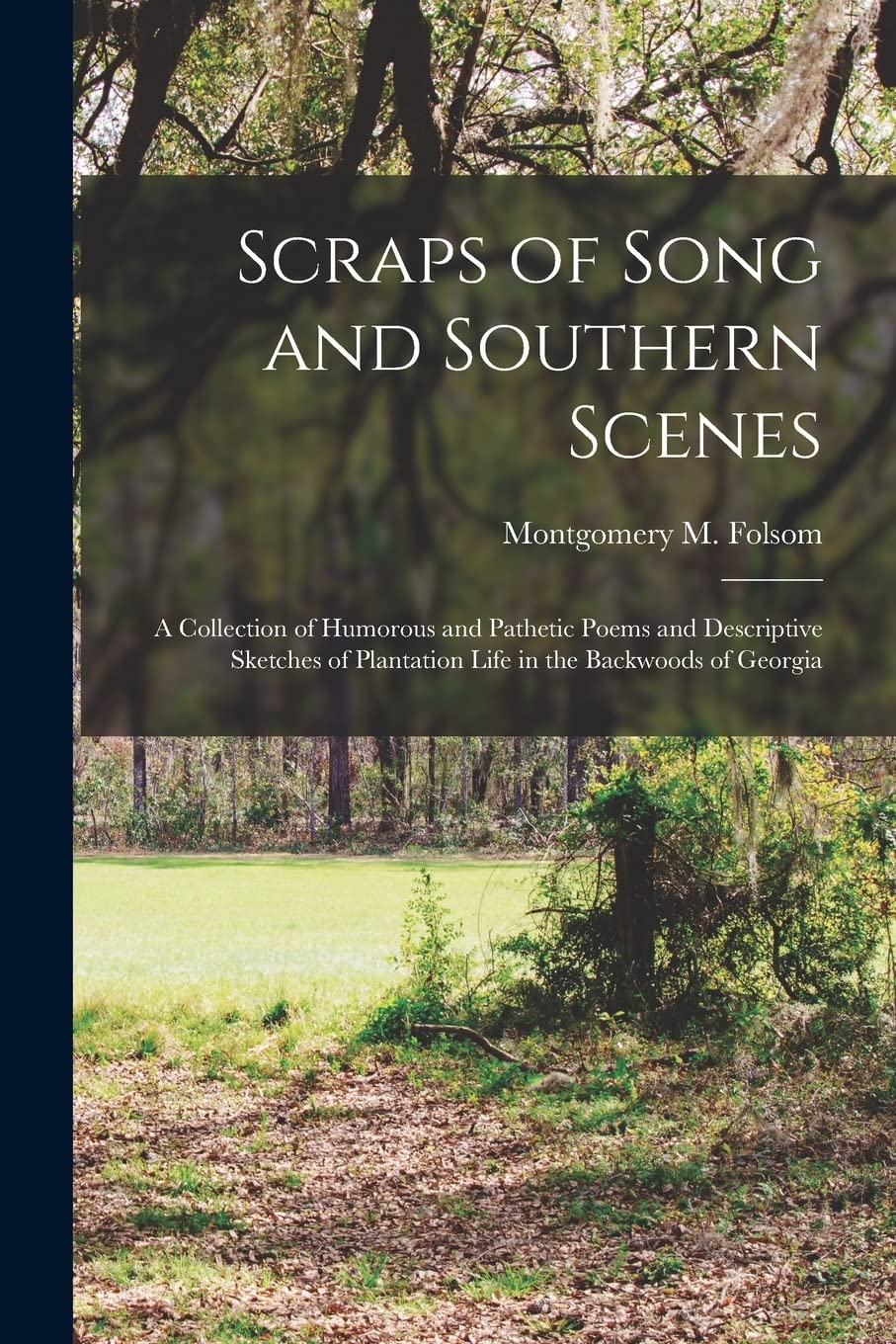 Scraps of Song and Southern Scenes; a Collection of Humorous and Pathetic Poems and Descriptive Sketches of Plantation Life in the Backwoods of Georgia Contemporary literature Books
