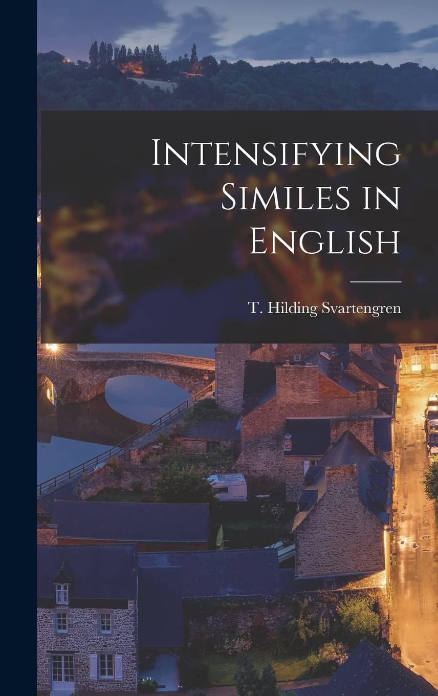 Intensifying Similes in English Social Sciences