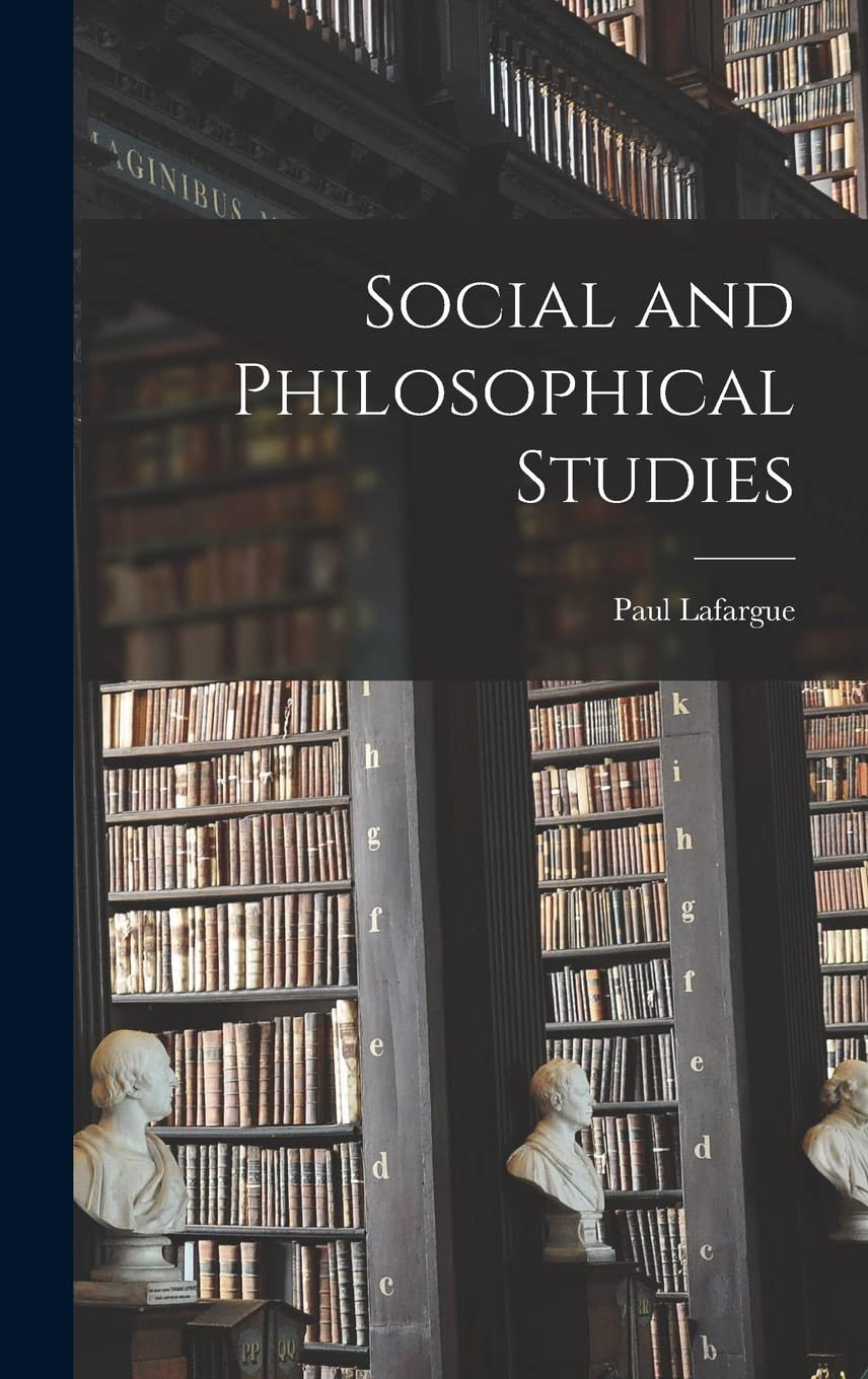 Product Image: Social and Philosophical Studies