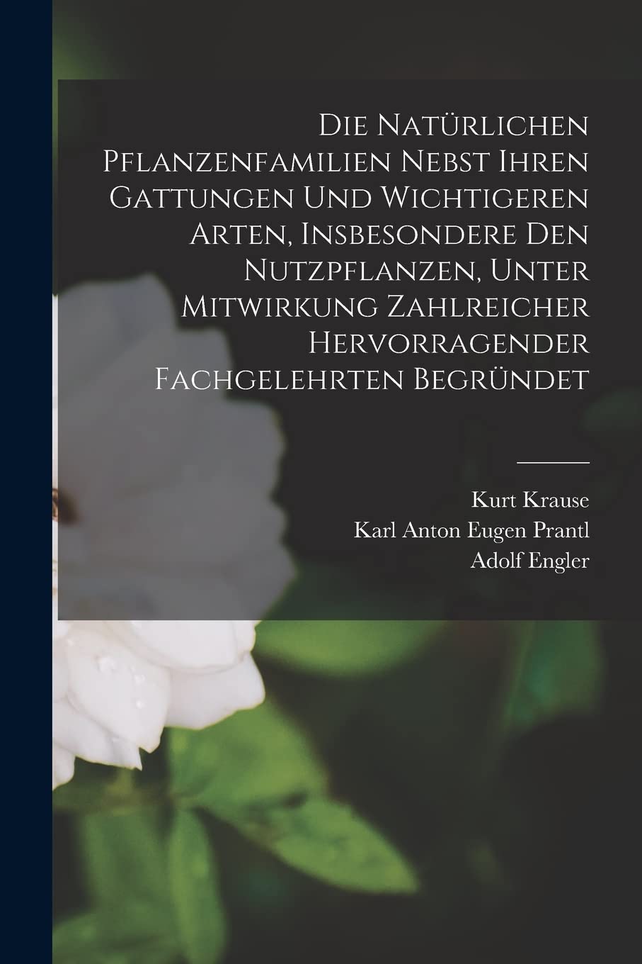 Die Natürlichen Pflanzenfamilien Nebst Ihren Gattungen Und Wichtigeren Arten, Insbesondere Den Nutzpflanzen, Unter Mitwirkung Zahlreicher Hervorragender Fachgelehrten Begründet Natural Sciences