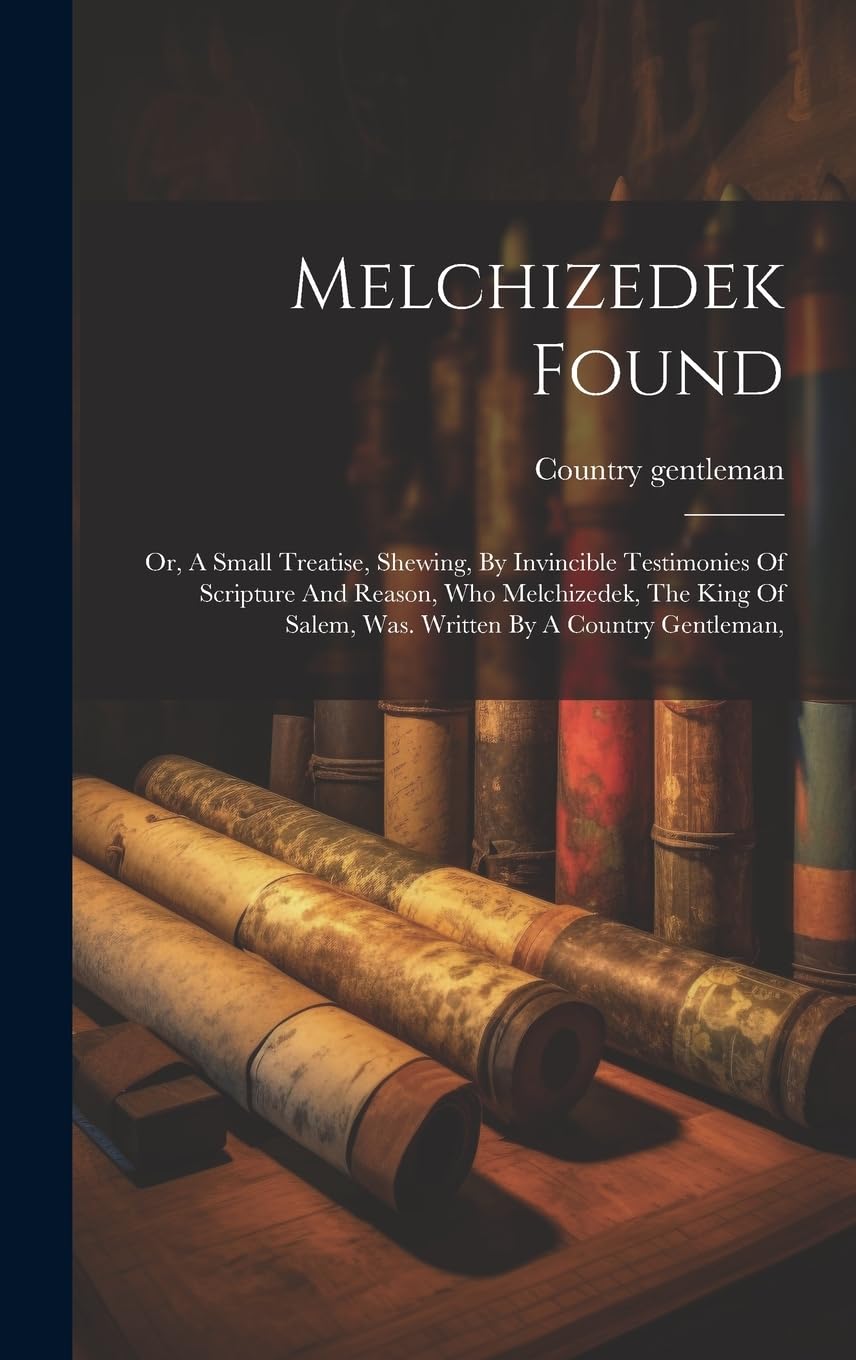 Melchizedek Found: Or, A Small Treatise, Shewing, By Invincible Testimonies Of Scripture And Reason, Who Melchizedek, The King Of Salem, Was. Written By A Country Gentleman, Politics & History