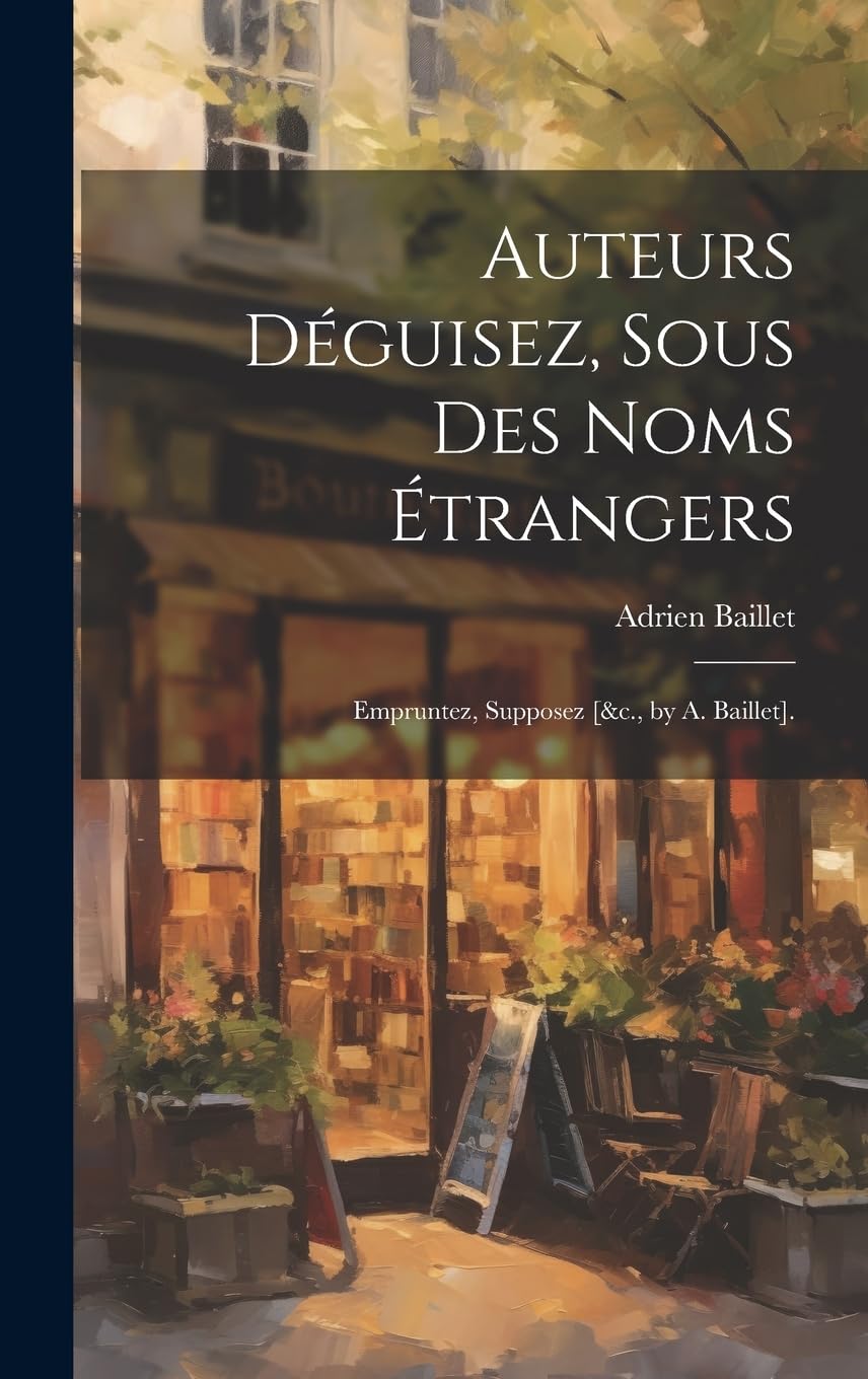 Auteurs Déguisez, Sous Des Noms Étrangers: Empruntez, Supposez . Contemporary literature
