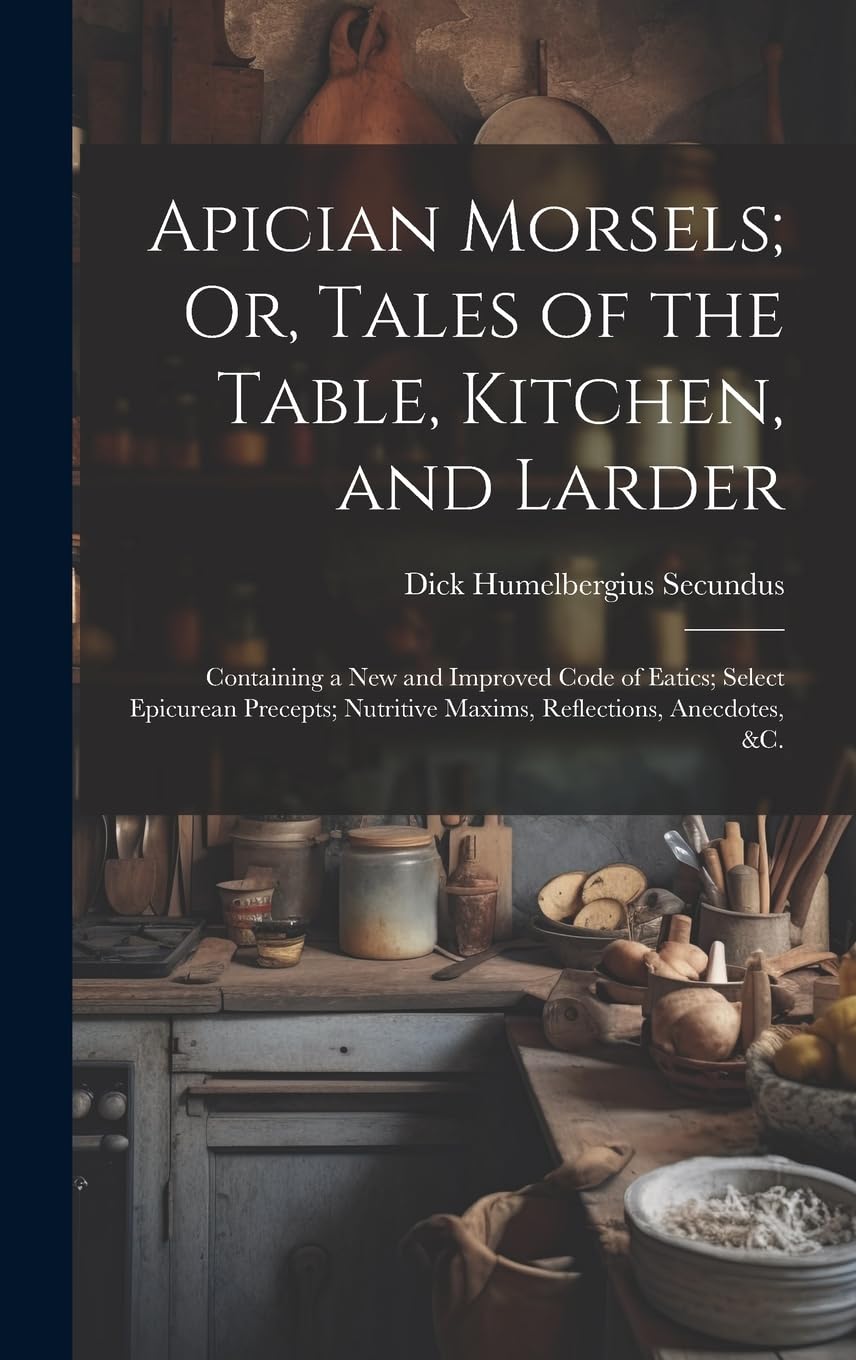 Apician Morsels; Or, Tales of the Table, Kitchen, and Larder: Containing a New and Improved Code of Eatics; Select Epicurean Precepts; Nutritive Maxims, Reflections, Anecdotes, &c. Leisure, Home & Garden