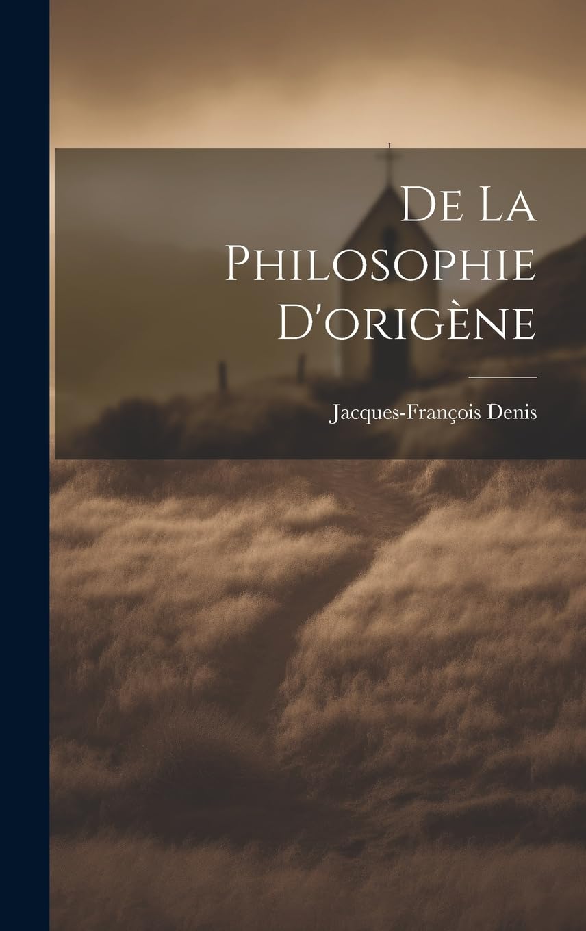 De La Philosophie D'origène Philosophy