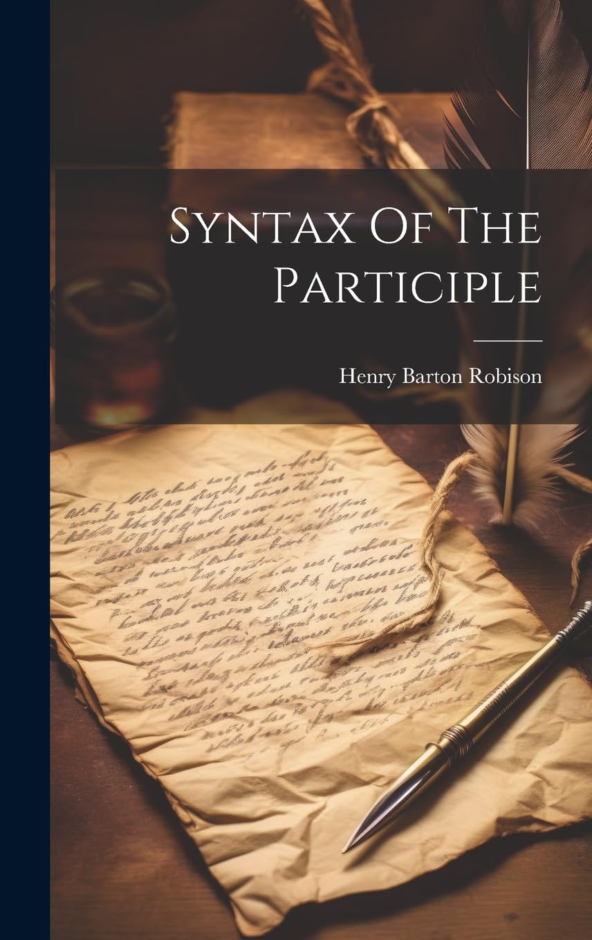 Product Image: Syntax Of The Participle