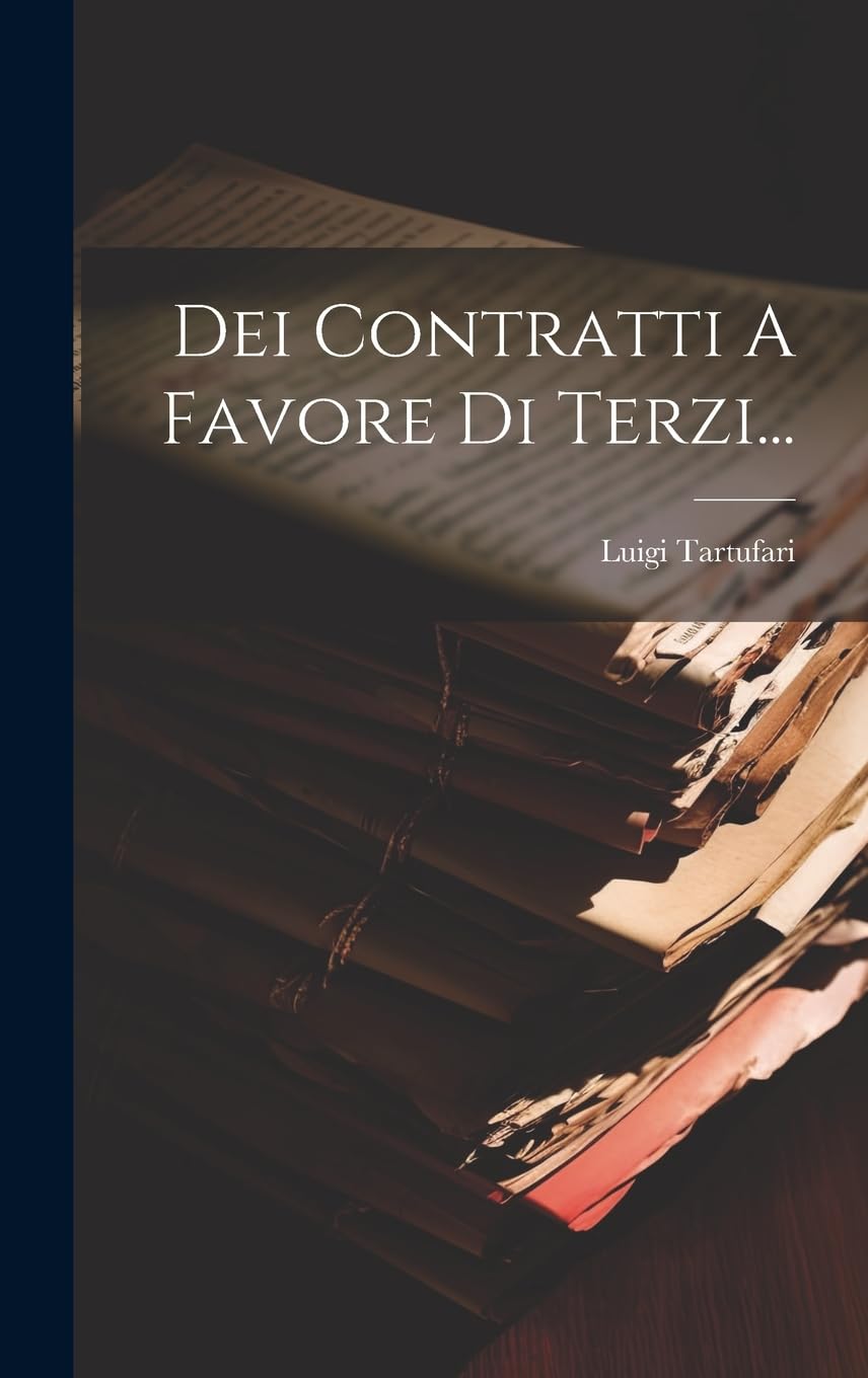 Dei Contratti A Favore Di Terzi... Law