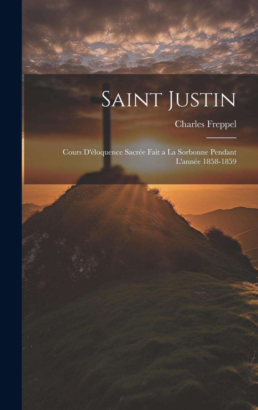 Saint Justin: Cours D'éloquence Sacrée Fait a La Sorbonne Pendant L'année 1858-1859 Contemporary literature