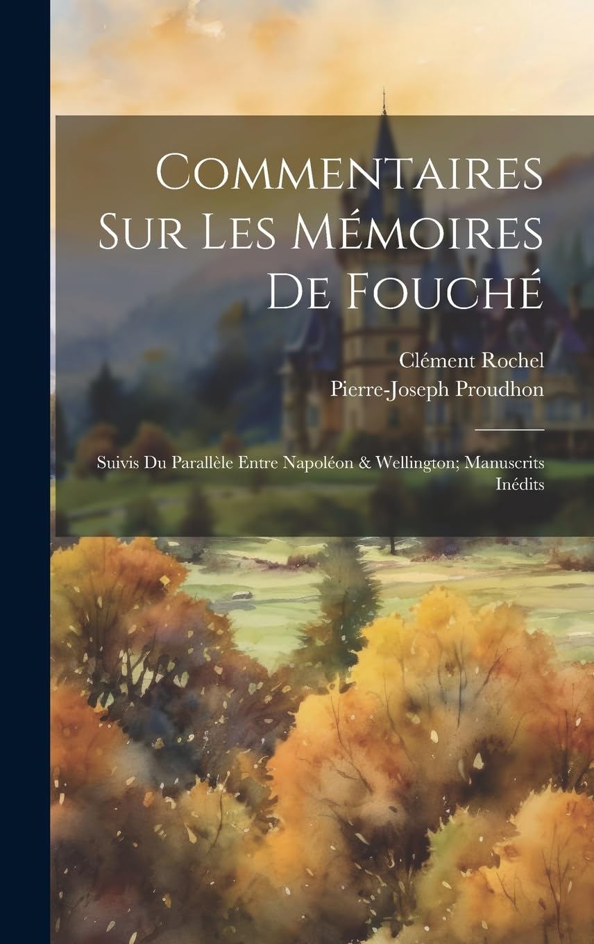 Commentaires Sur Les Mémoires De Fouché: Suivis Du Parallèle Entre Napoléon & Wellington; Manuscrits Inédits Politics & History
