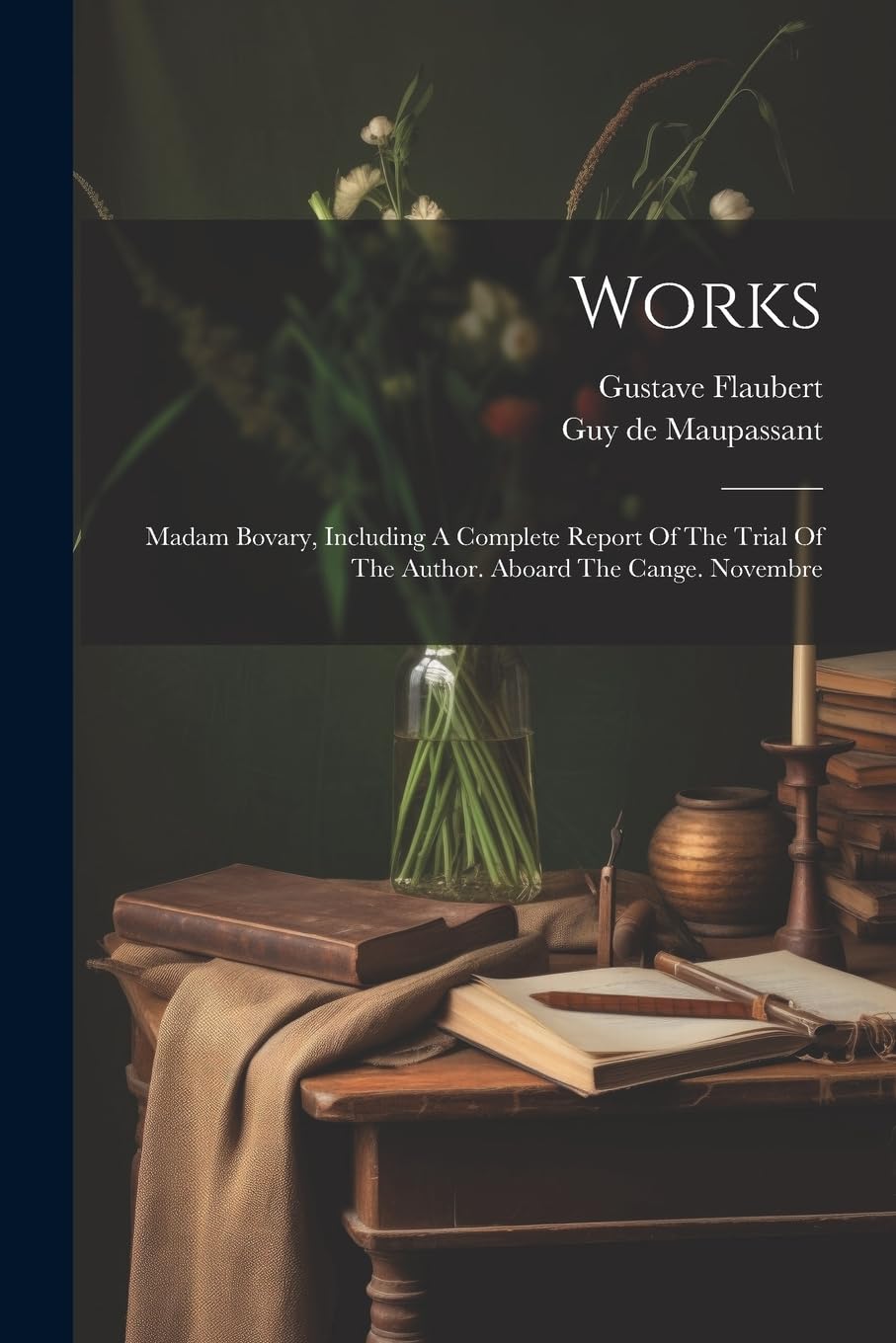 Works: Madam Bovary, Including A Complete Report Of The Trial Of The Author. Aboard The Cange. Novembre Contemporary literature