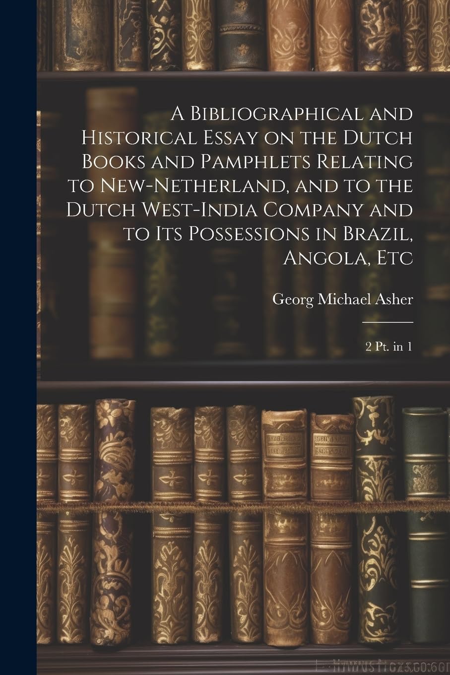 A Bibliographical and Historical Essay on the Dutch Books and Pamphlets Relating to New-Netherland, and to the Dutch West-India Company and to its Possessions in Brazil, Angola, Etc: 2 pt. in 1 Reference Books