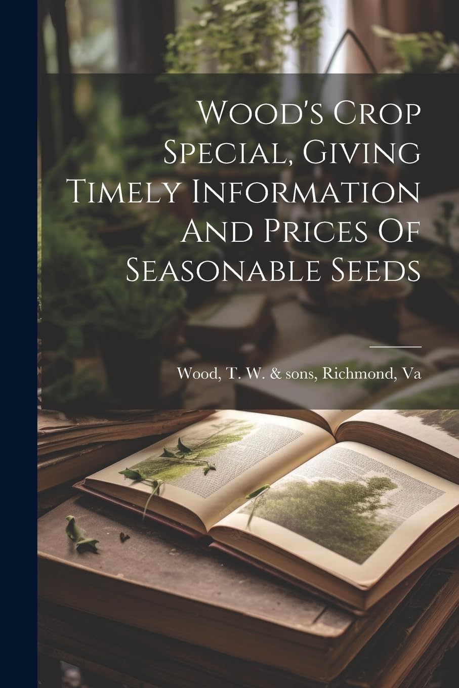 Wood's Crop Special, Giving Timely Information And Prices Of Seasonable Seeds Garden & Plants
