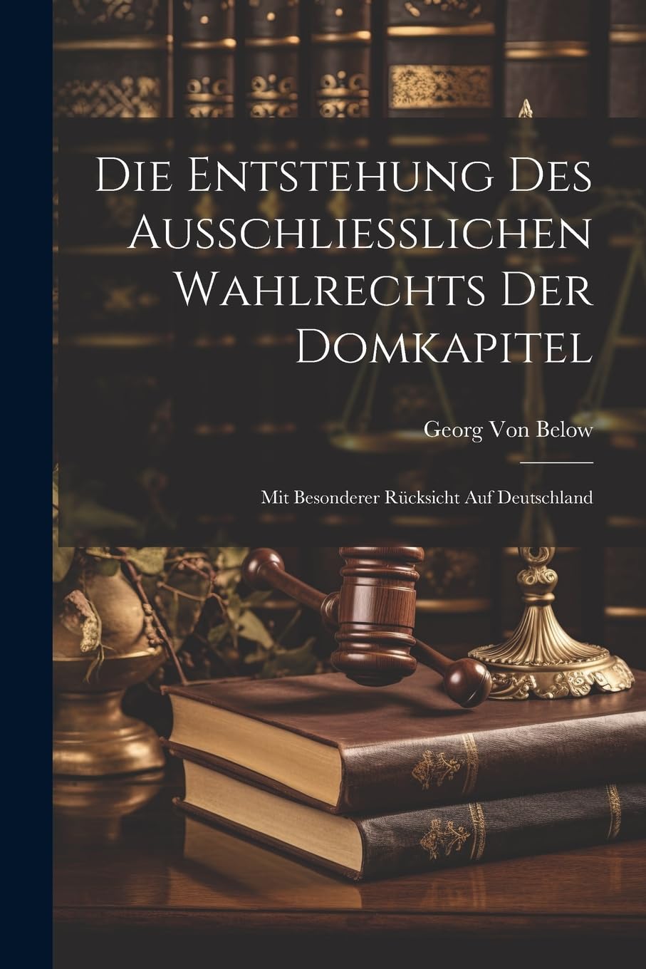 Die Entstehung Des Ausschliesslichen Wahlrechts Der Domkapitel: Mit Besonderer Rücksicht Auf Deutschland Law