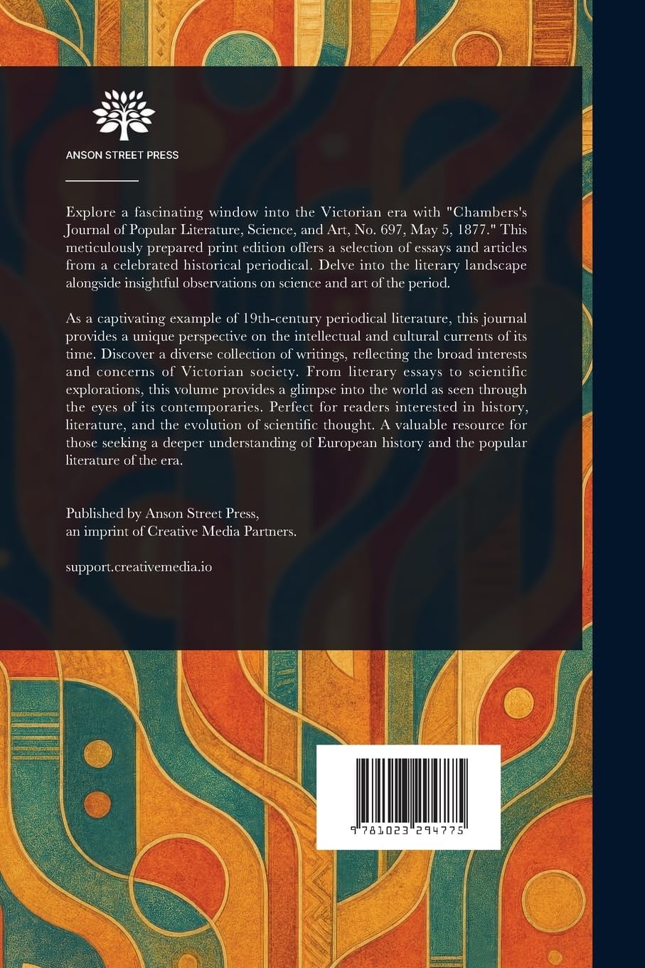 Chambers's Journal of Popular Literature, Science, and Art Essays & Short Stories