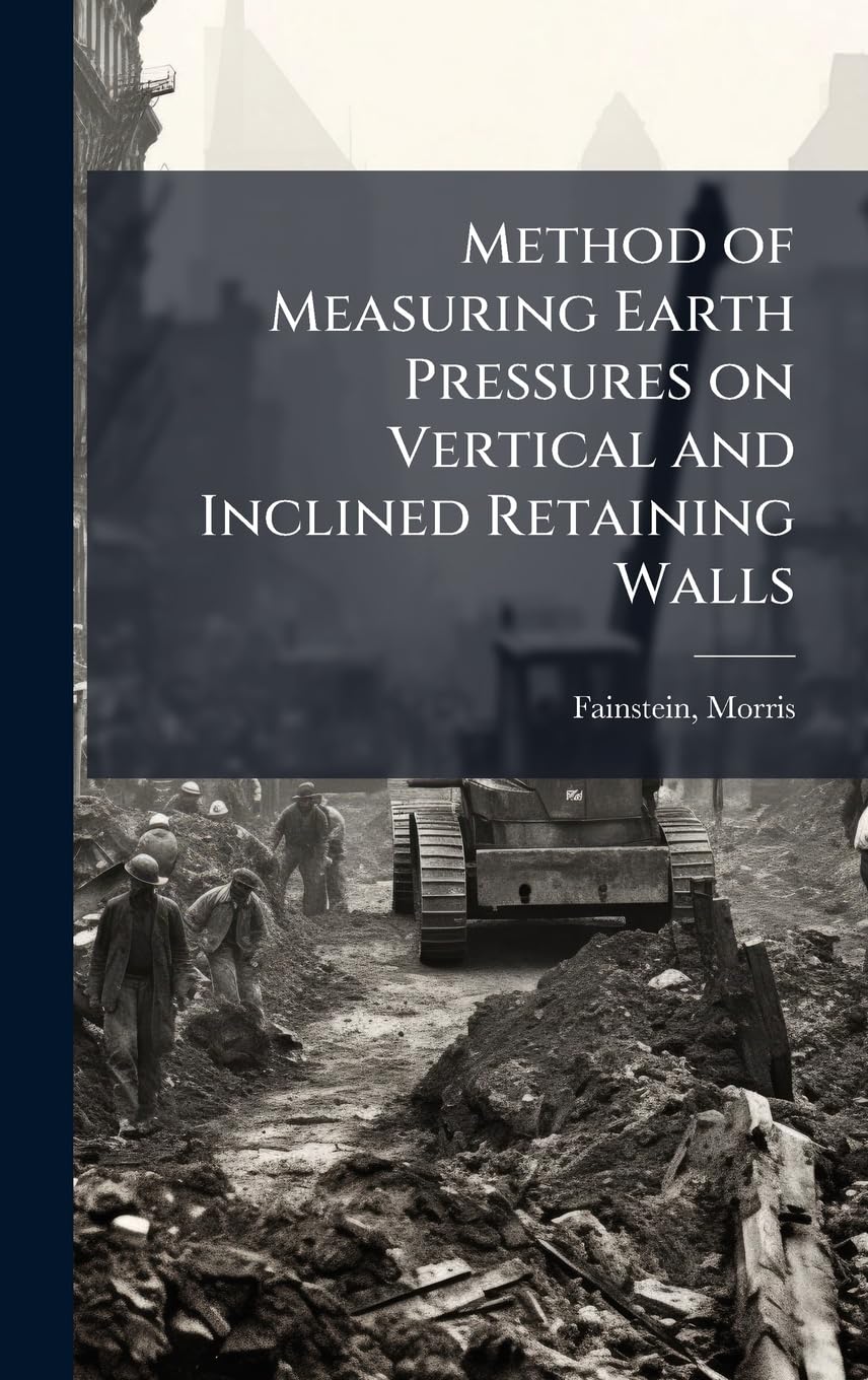 Method of Measuring Earth Pressures on Vertical and Inclined Retaining Walls book