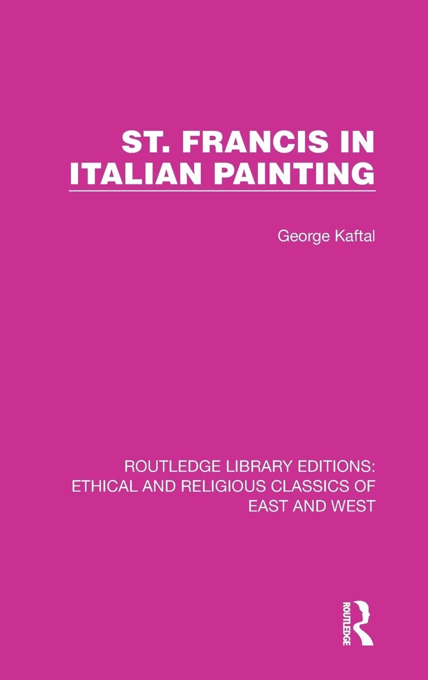 St. Francis in Italian Painting Philosophy