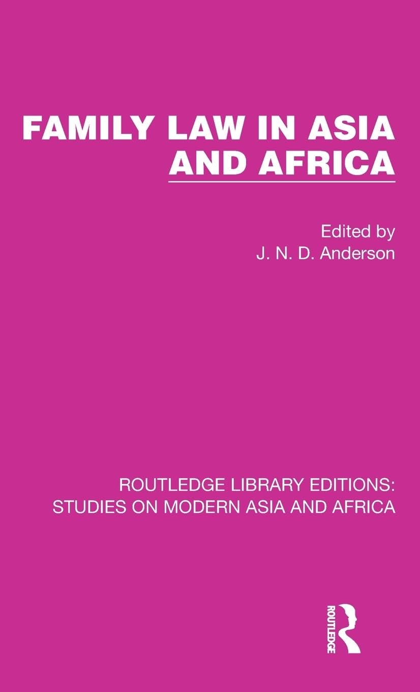 Family Law in Asia and Africa Law
