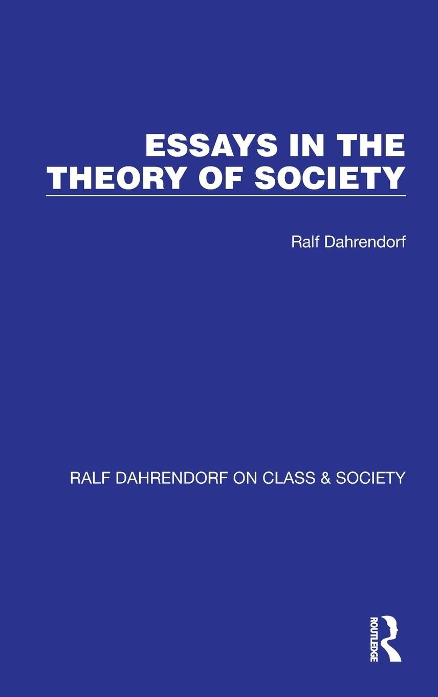 Essays in the Theory of Society Law