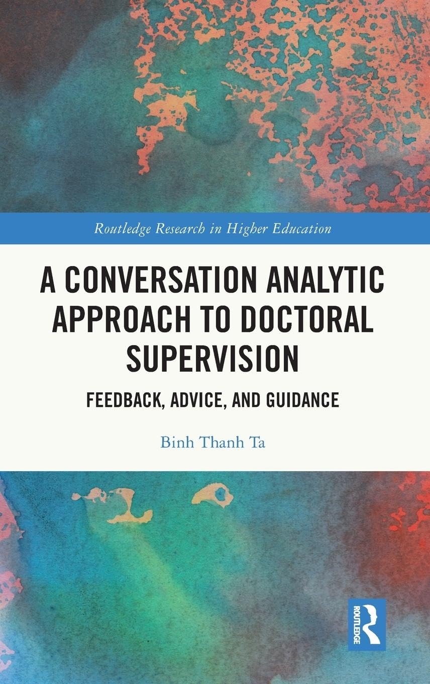 Product Image: A Conversation Analytic Approach to Doctoral Supervision