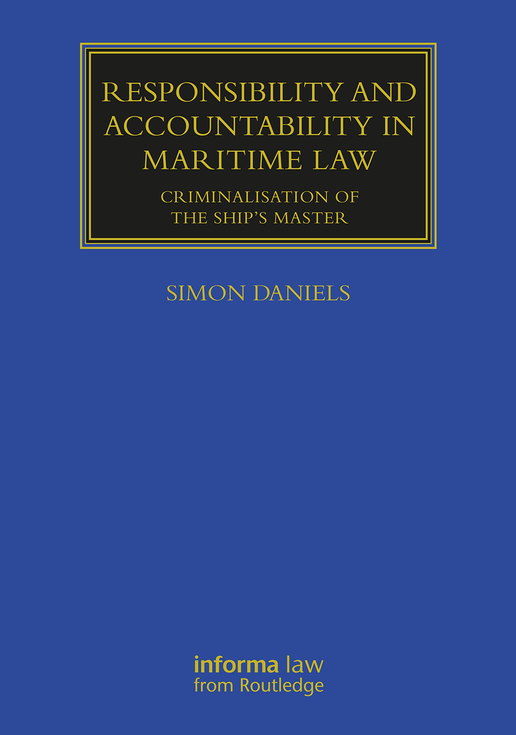 Product Image: Daniels, S: Responsibility and Accountability in Maritime La