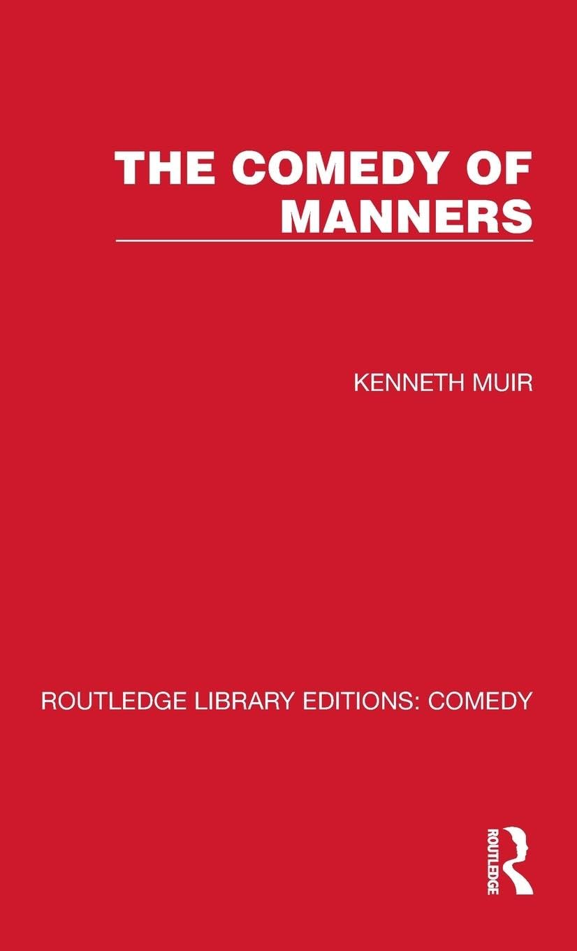 Product Image: The Comedy of Manners