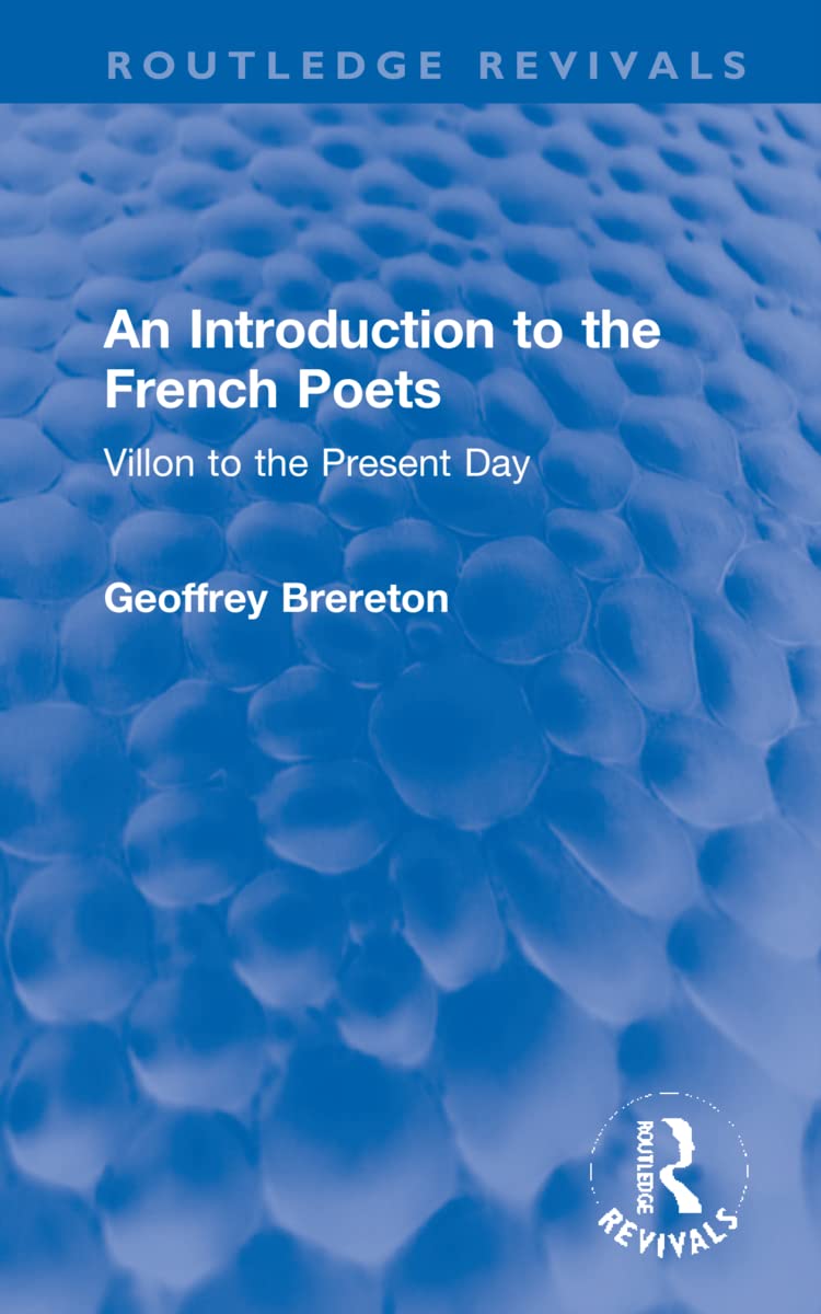 An Introduction to the French Poets Contemporary literature