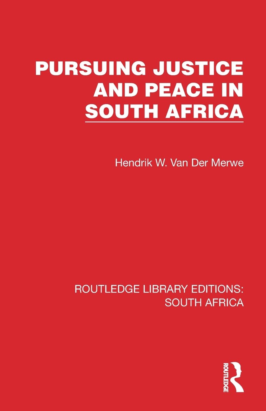 Pursuing Justice and Peace in South Africa Books
