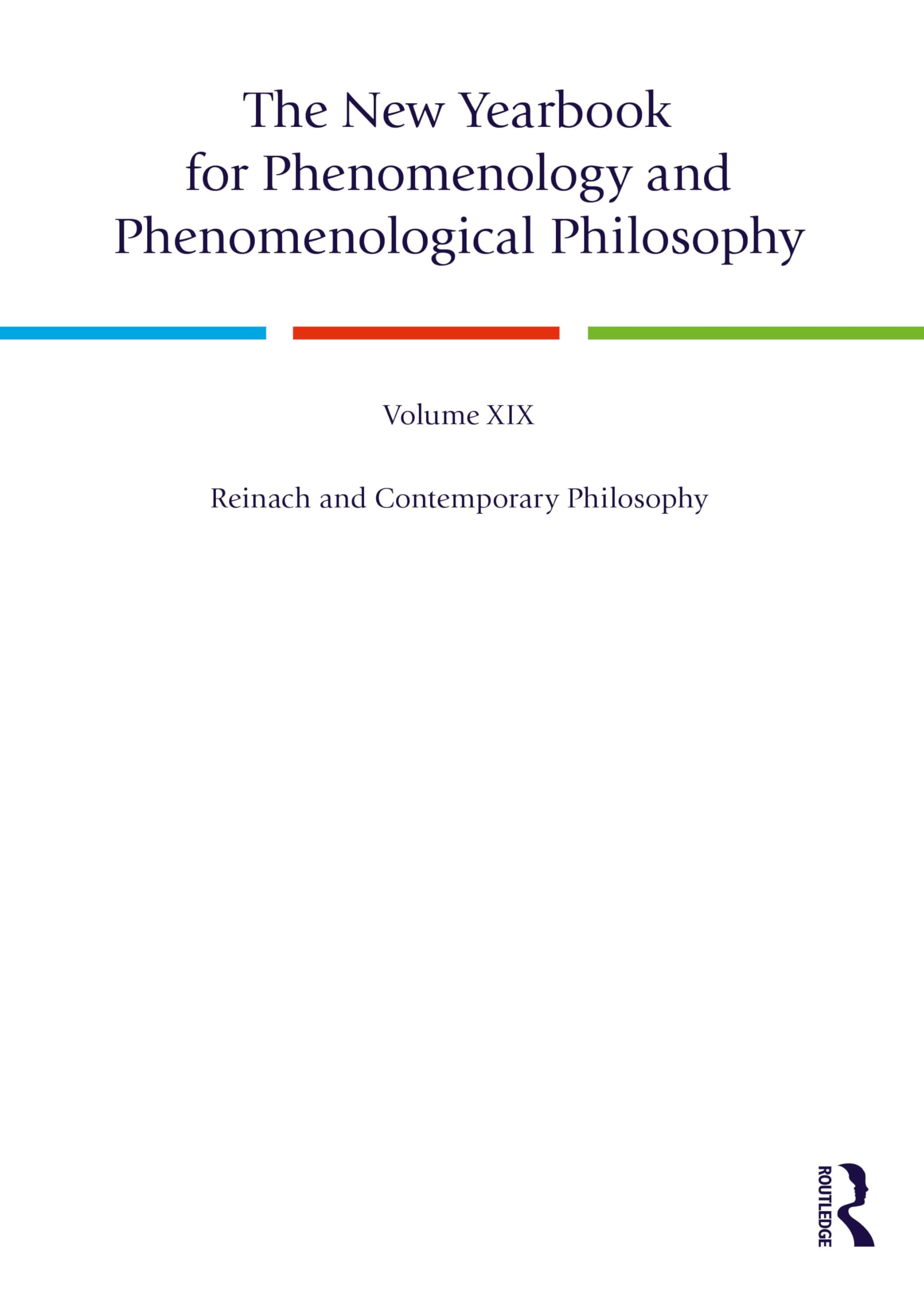 The New Yearbook for Phenomenology and Phenomenological Philosophy Philosophy