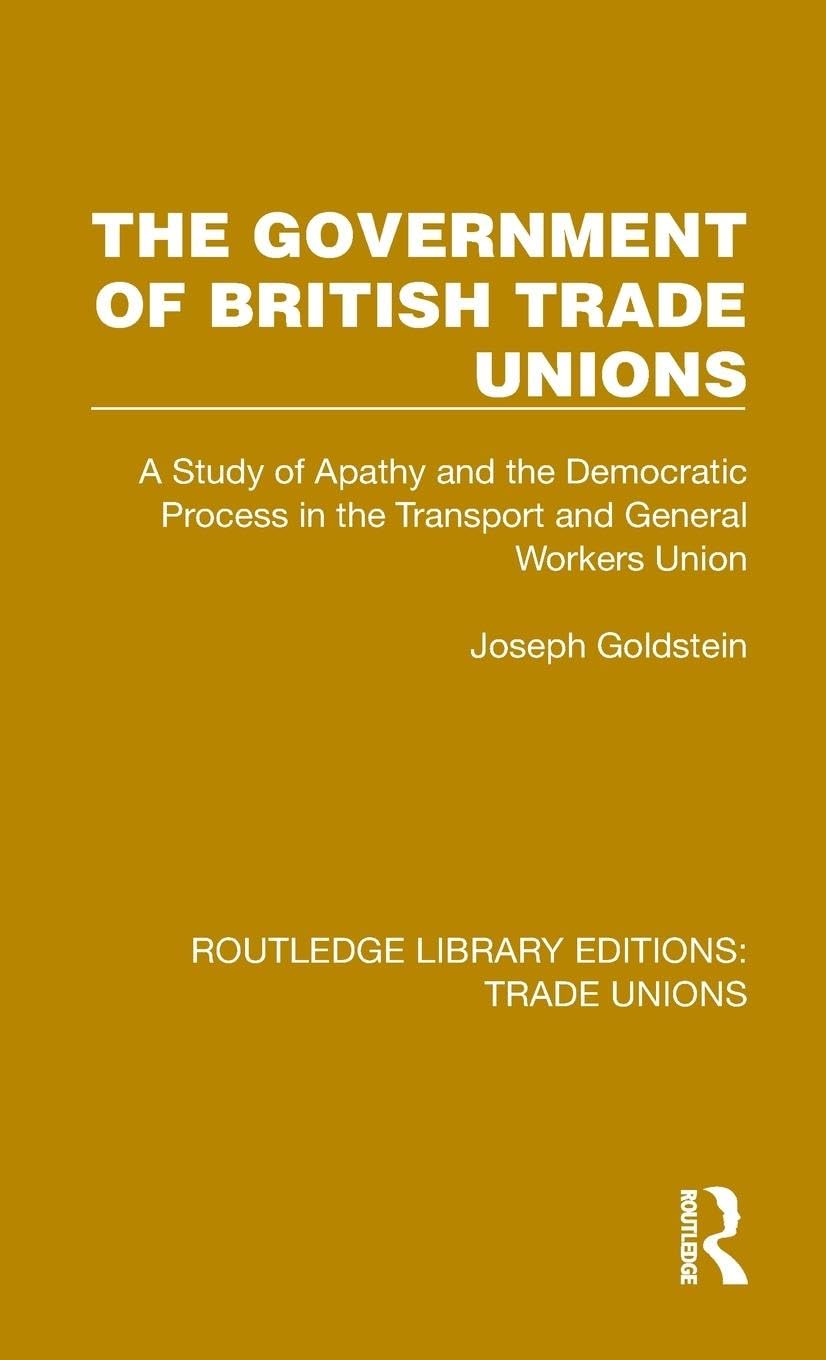 The Government of British Trade Unions Law