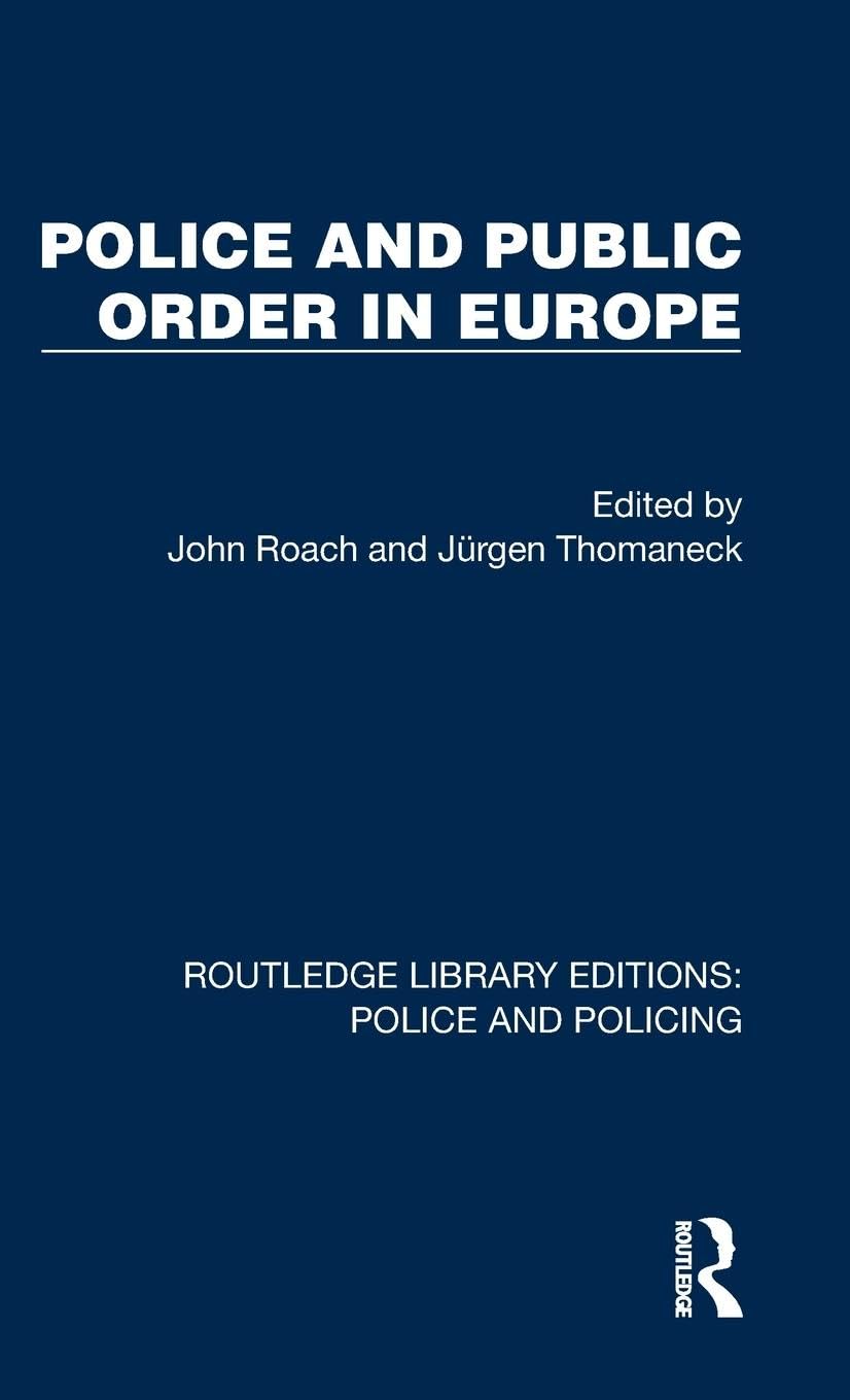 Police and Public Order in Europe Law