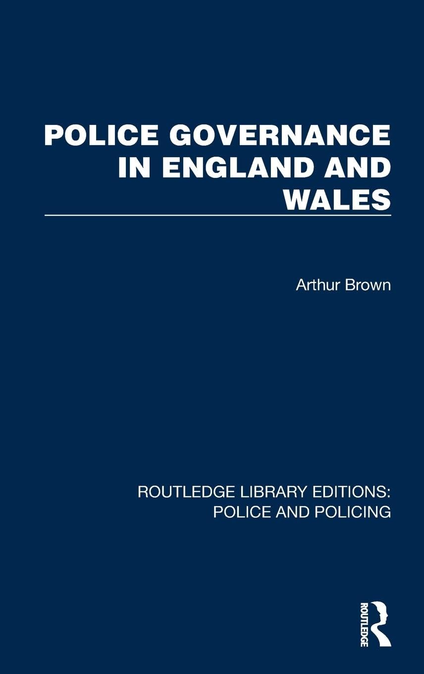 Police Governance in England and Wales Law