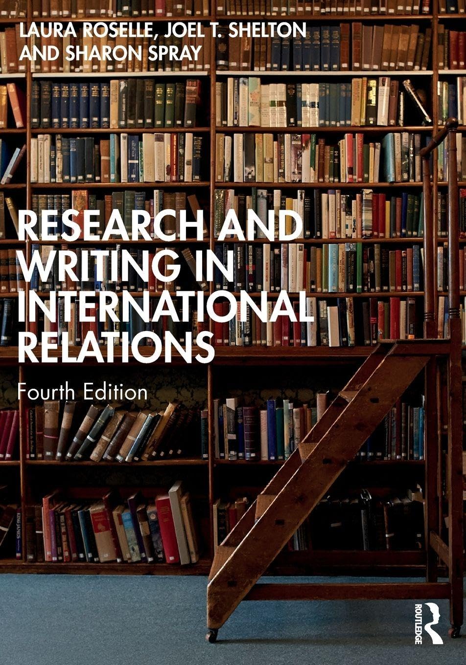 Research and Writing in International Relations Law