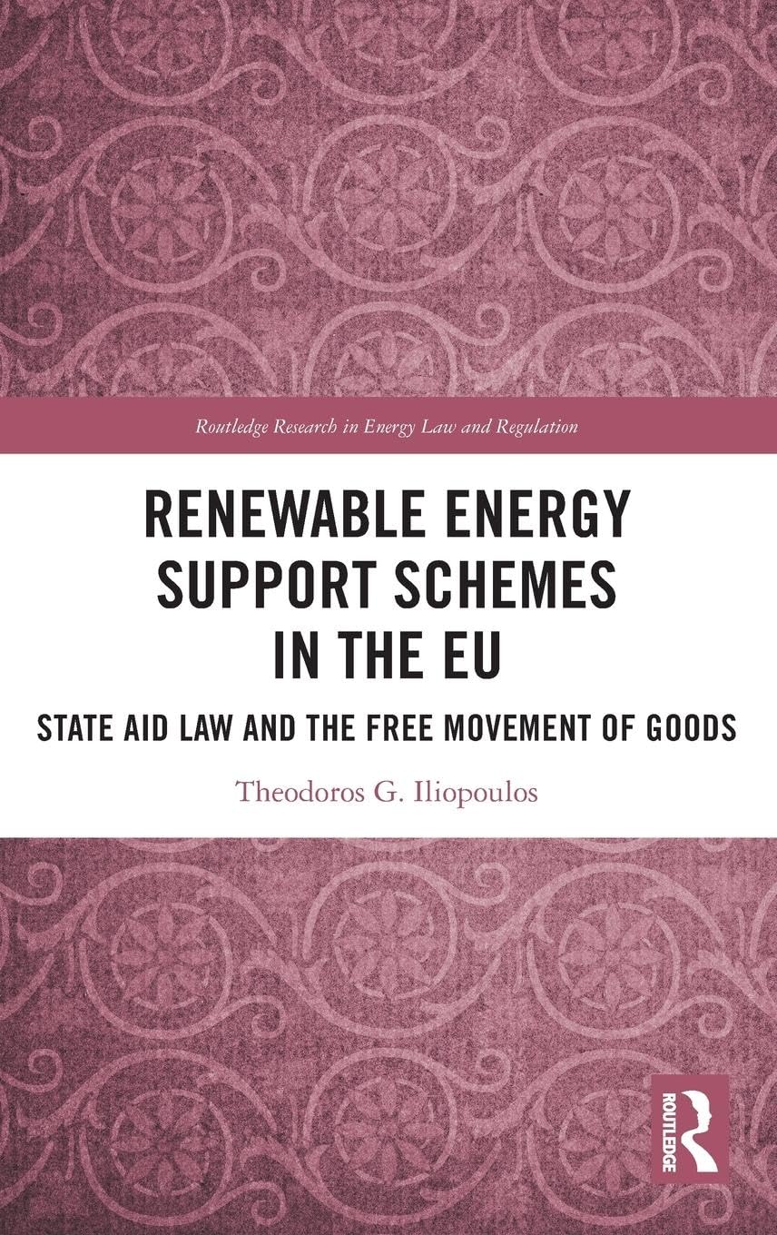 Renewable Energy Support Schemes in the EU Law