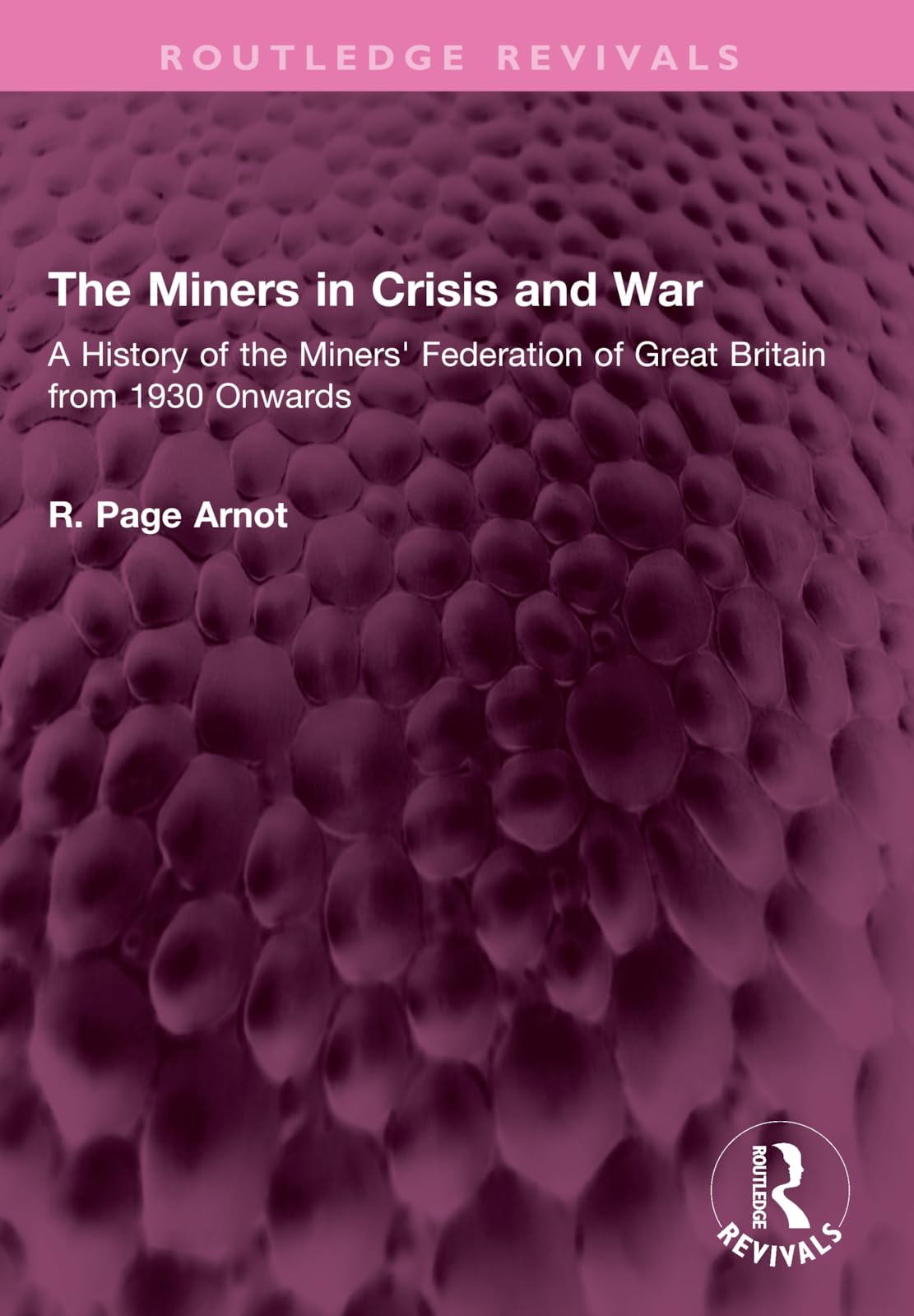 The Miners in Crisis and War: A History of the Miners' Federation of Great Britain from 1930 Onwards (Routledge Revivals) Business, Finance & Career