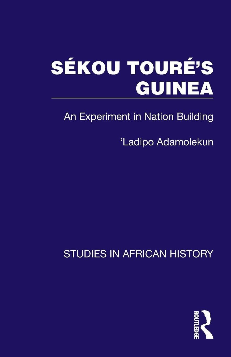 Sékou Touré's Guinea Social Sciences
