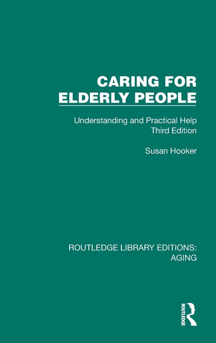 Caring for Elderly People Medicine