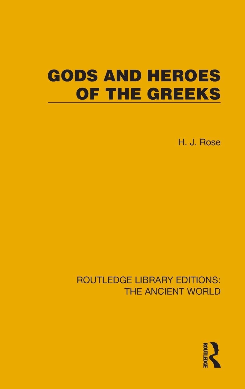 Gods and Heroes of the Greeks Books