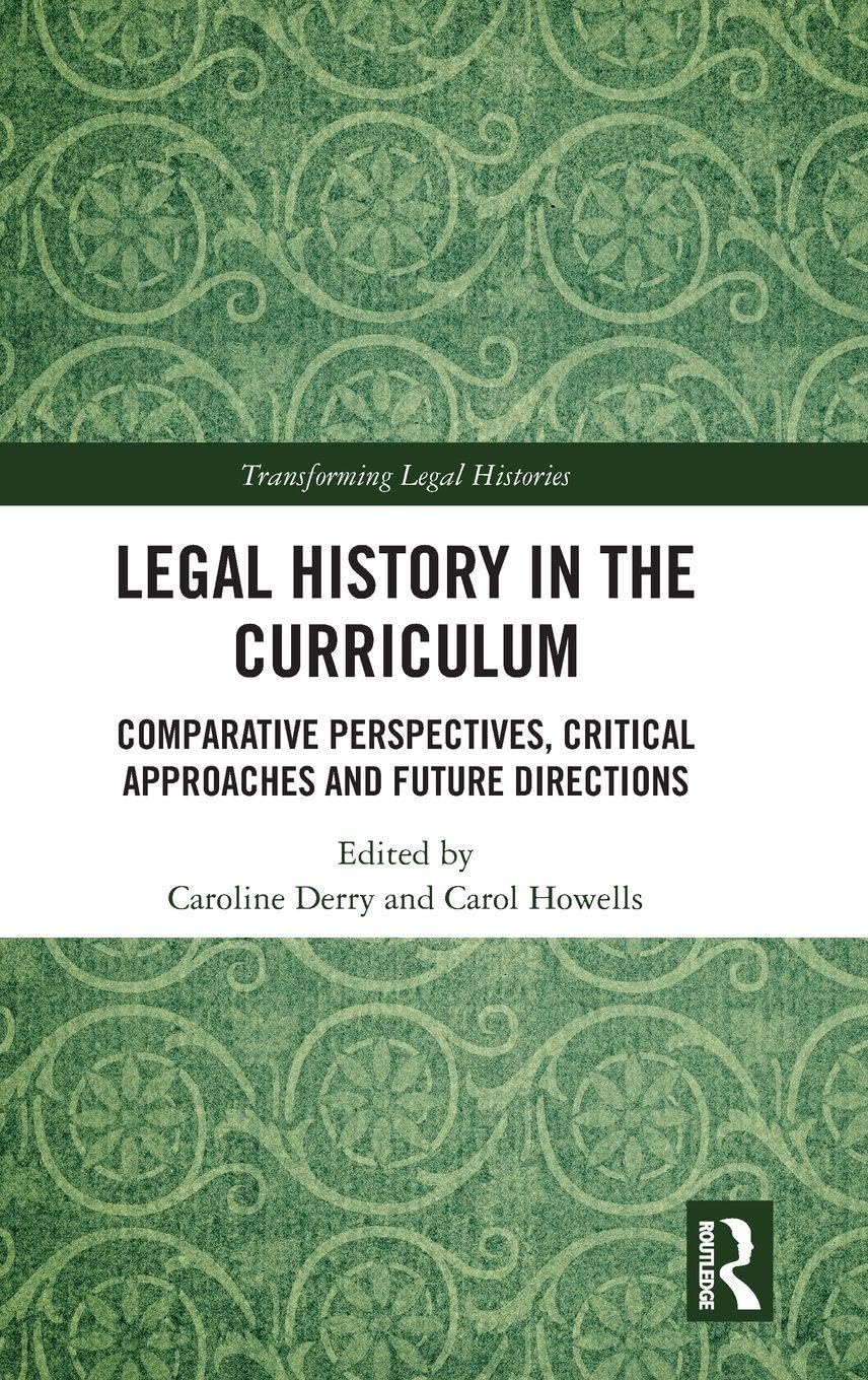 Legal History in the Curriculum Law