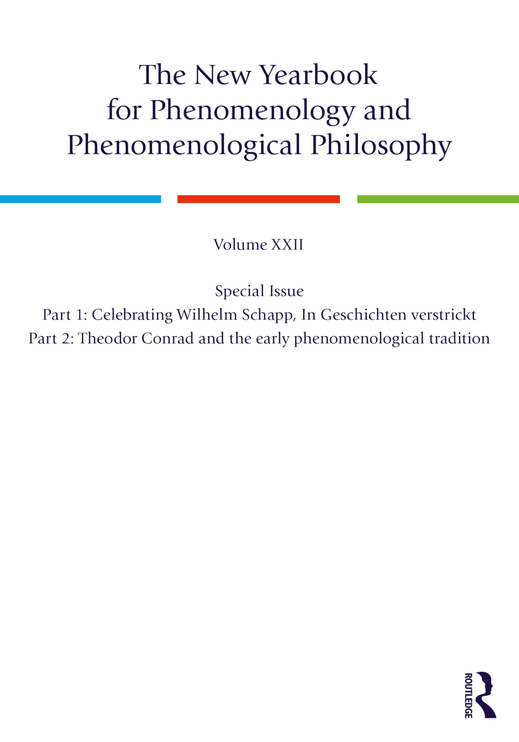 The New Yearbook for Phenomenology and Phenomenological Philosophy Philosophy