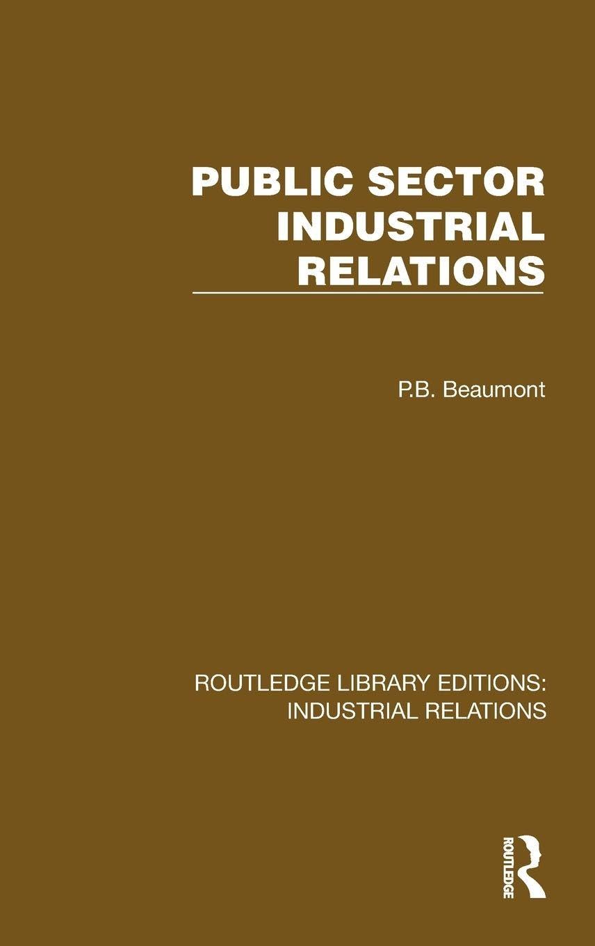 Product Image: Public Sector Industrial Relations