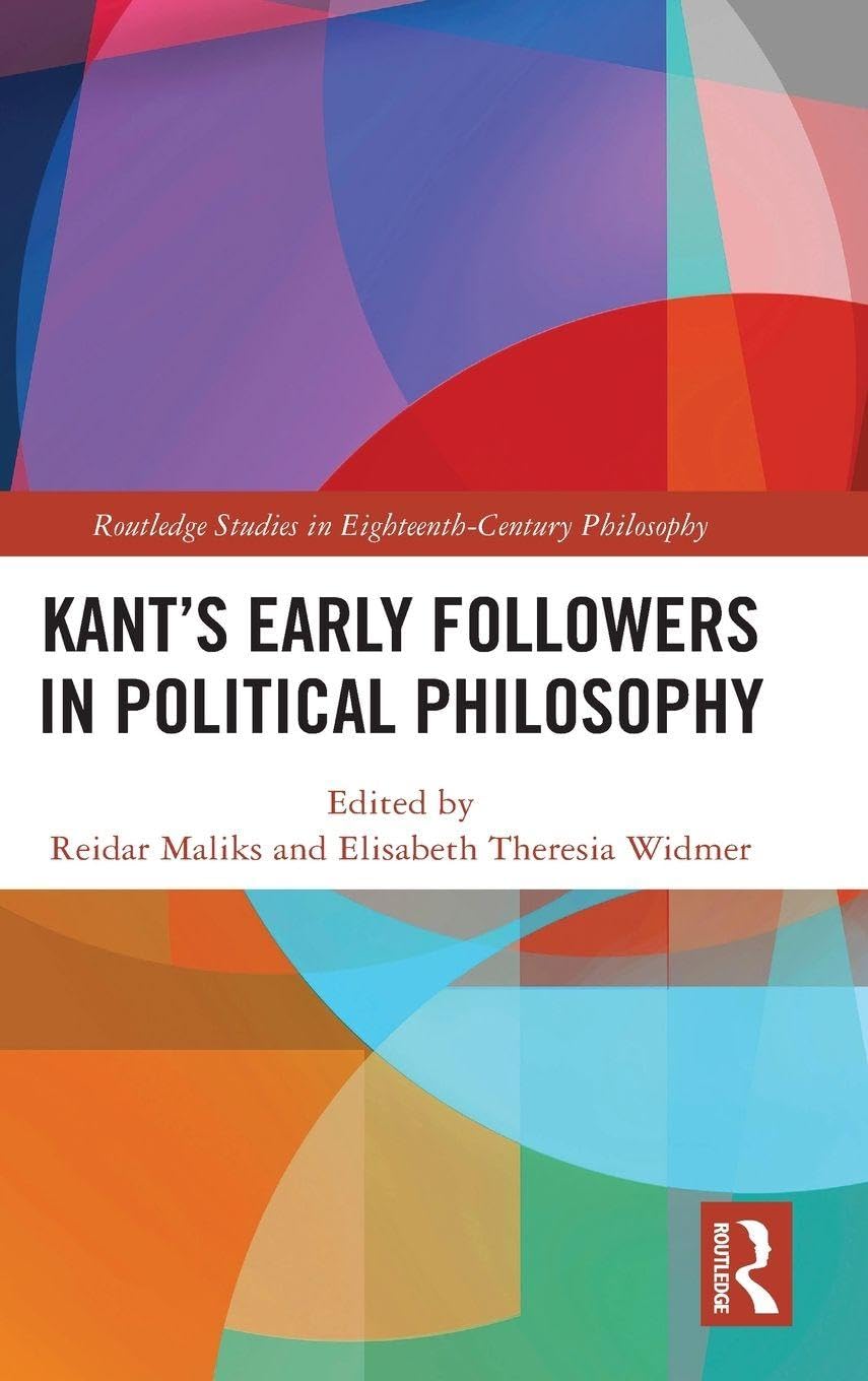 Kant's Early Followers in Political Philosophy Philosophy