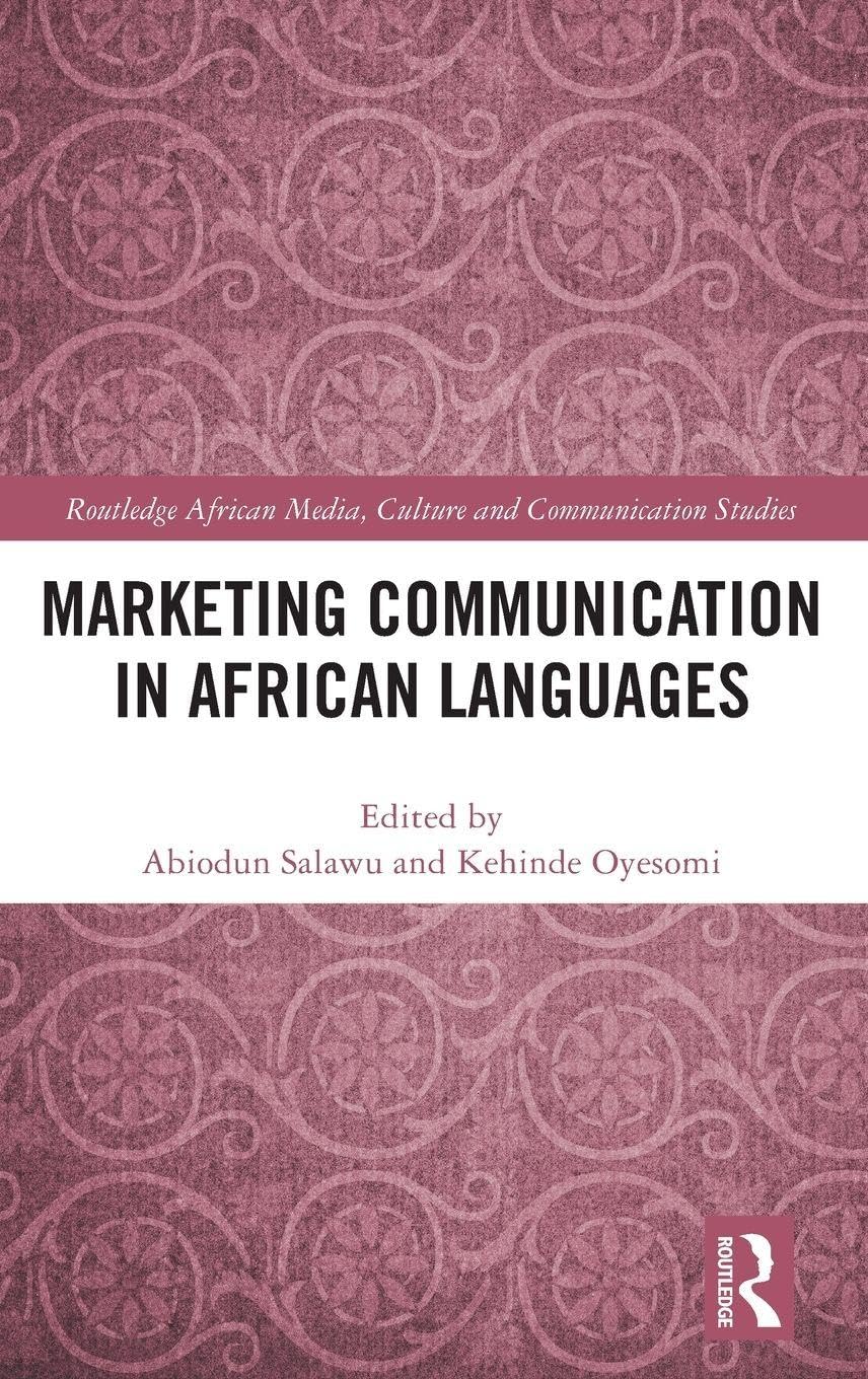 Marketing Communication in African Languages Law