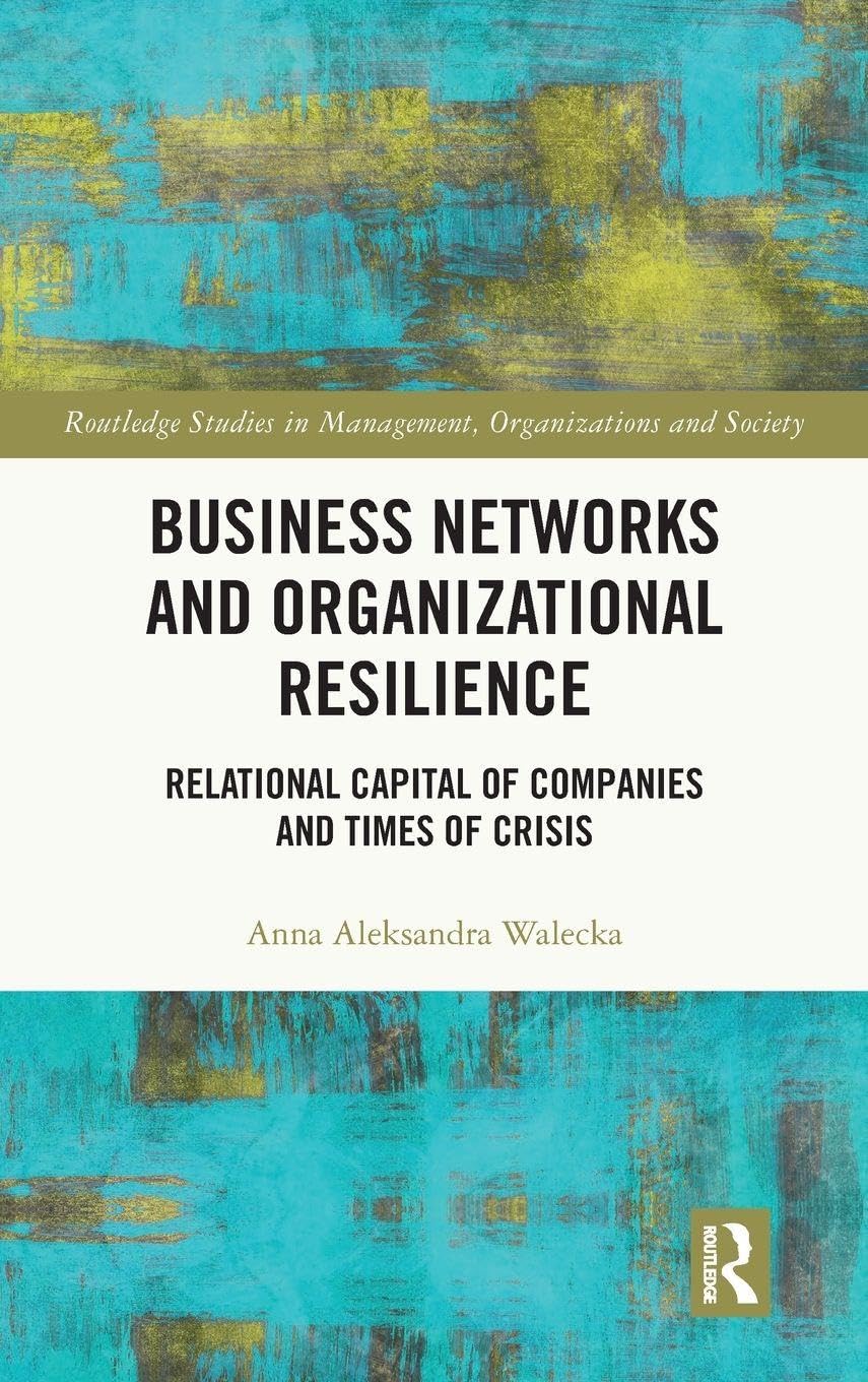 Business Networks and Organizational Resilience Law