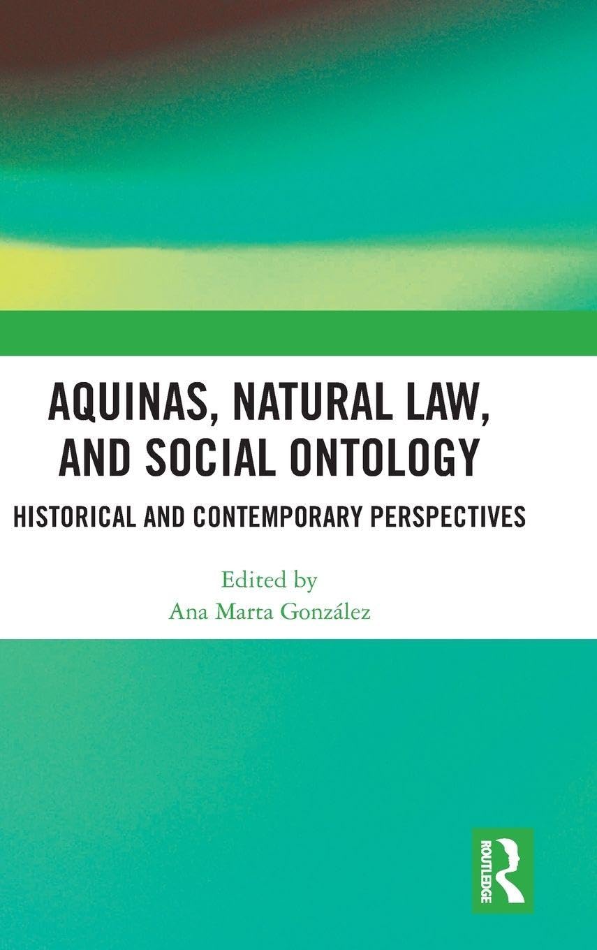 Aquinas, Natural Law, and Social Ontology Philosophy