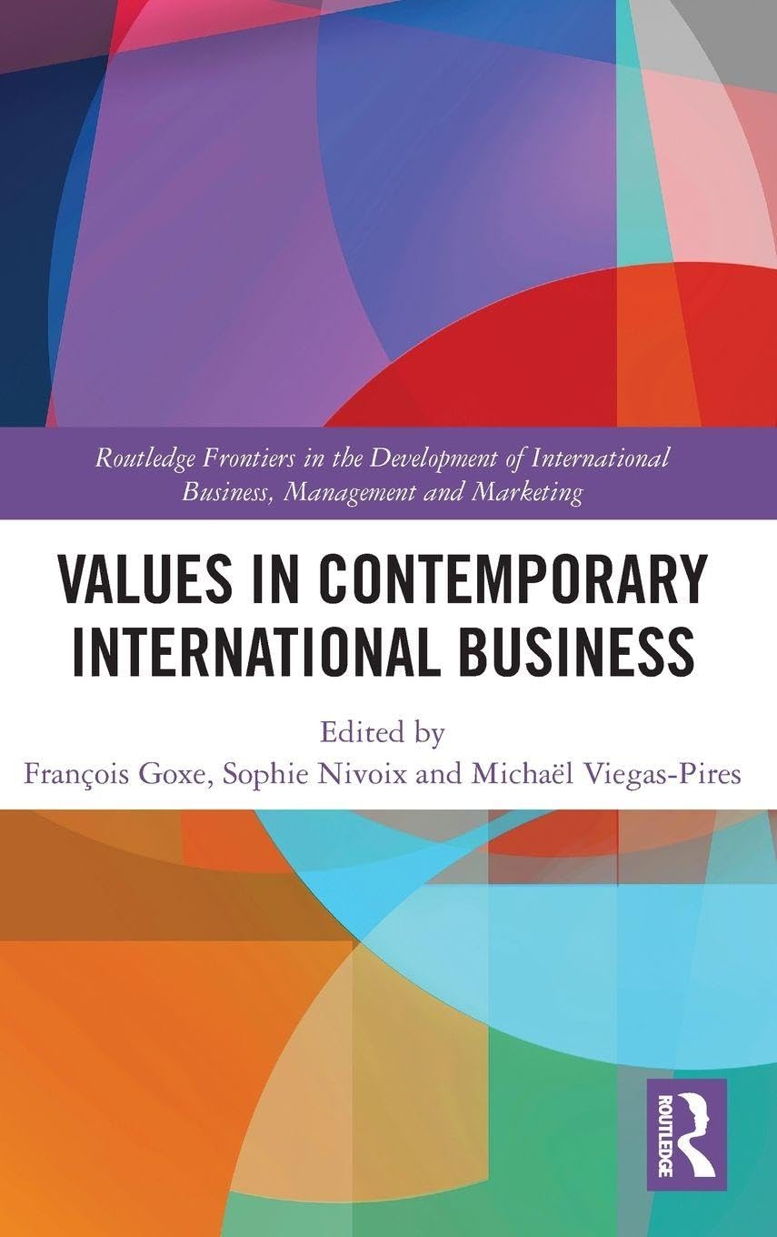 Values in Contemporary International Business Business, Finance & Career