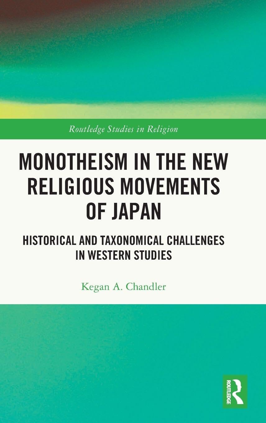 Monotheism in the New Religious Movements of Japan Philosophy