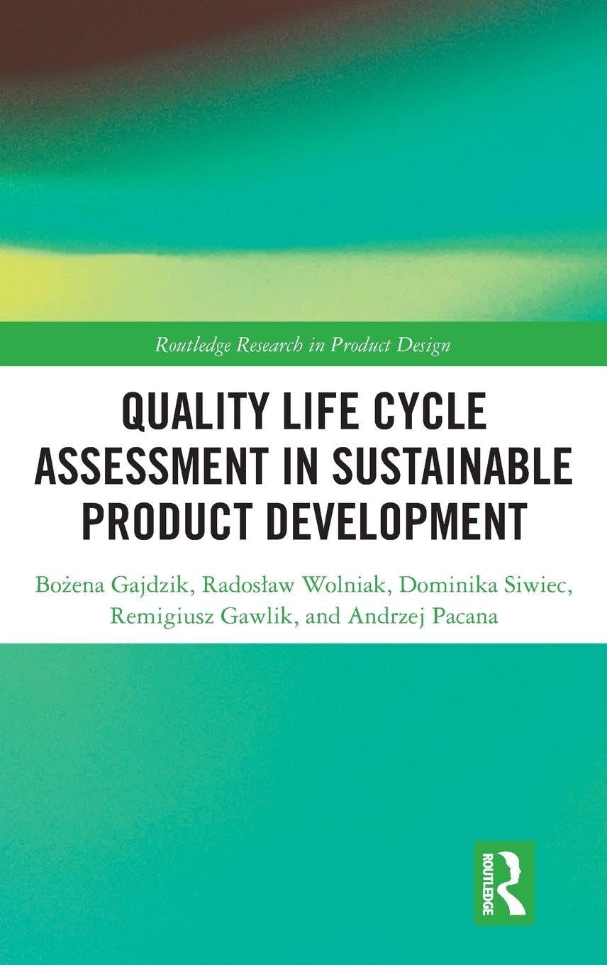 Quality Life Cycle Assessment in Sustainable Product Development Computer Science