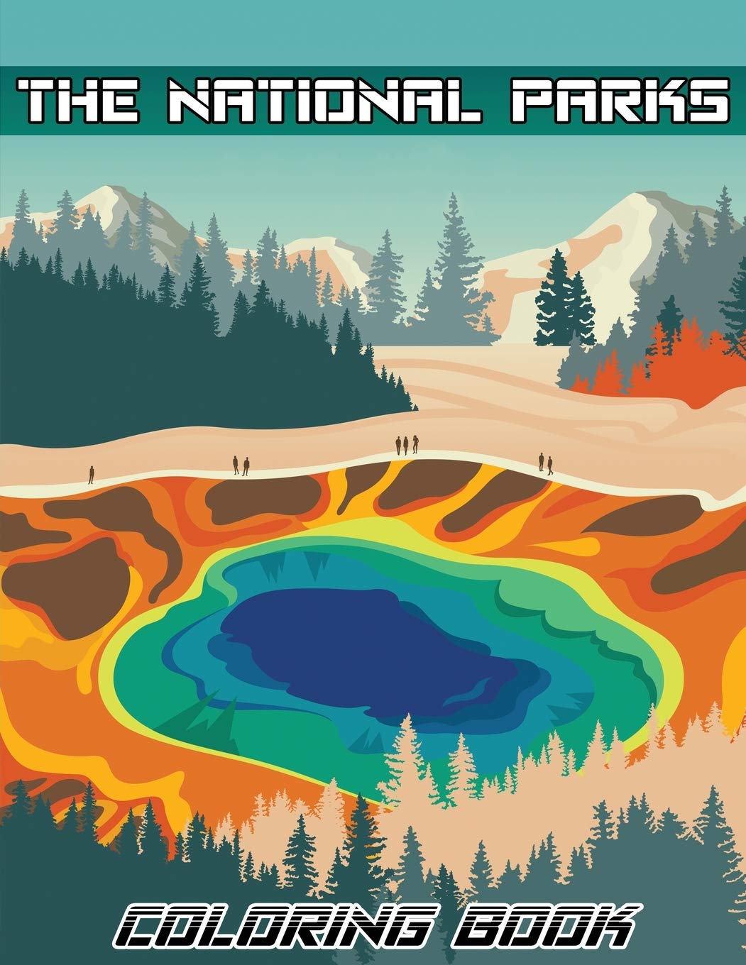 The National Parks Coloring Book: Ultimate Coloring National Parks, Coloring Book of National Parks with Country Scenes, Animals for Kids and Adults Arts & Music