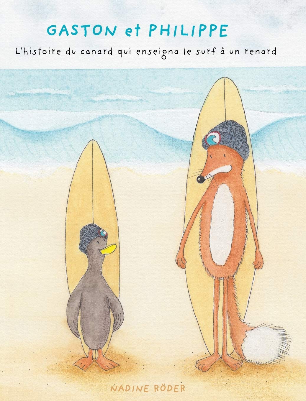 GASTON et PHILIPPE - L'histoire du canard qui enseigna le surf à un renard (Surfing Animals Club - Livre 1) book
