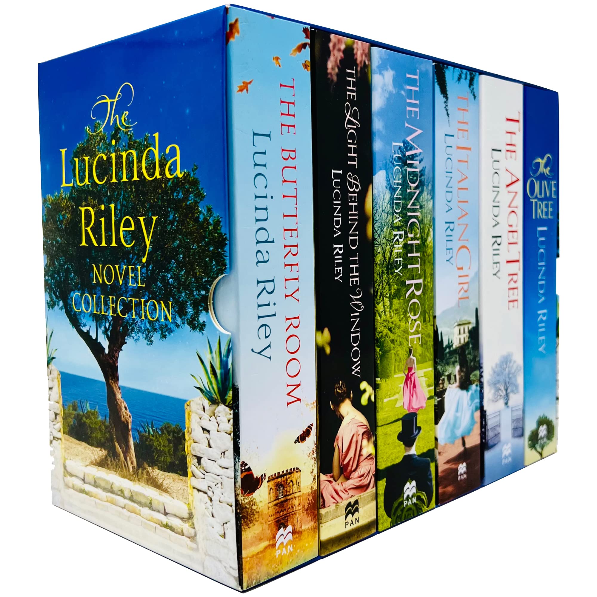 Lucinda Riley Novel Collection 6 Books Box Set (Butterfly Room, Light Behind the Window, Midnight Rose, Angel Tree & Olive Tree) Contemporary literature
